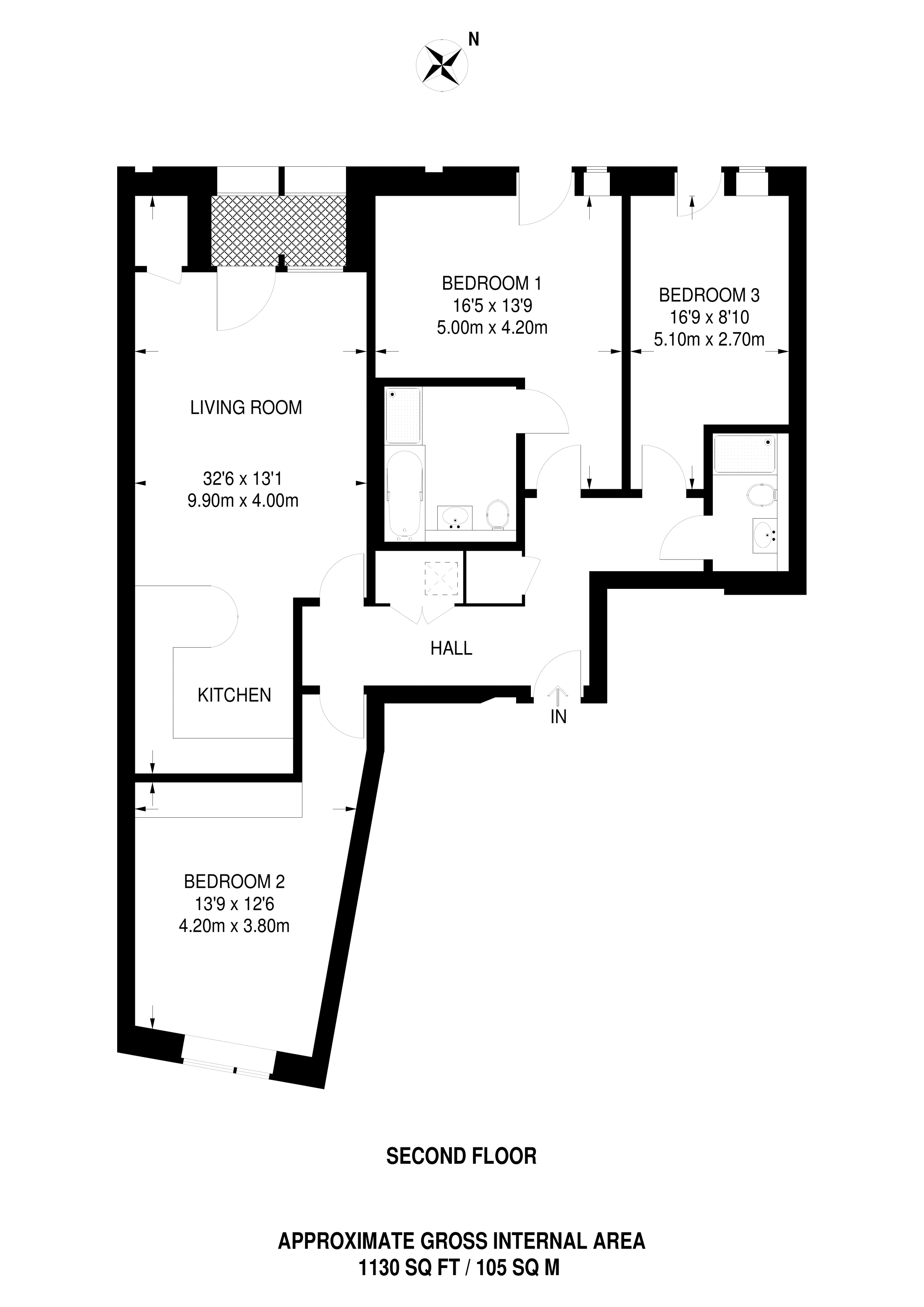 3 Bedrooms Flat to rent in Westbourne Gardens, Notting Hill, London W2