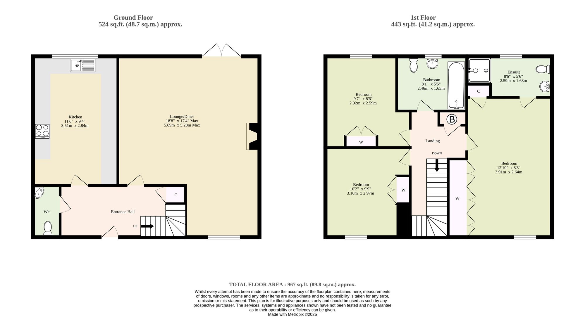 11 Skinners Close, Harleston floorplan