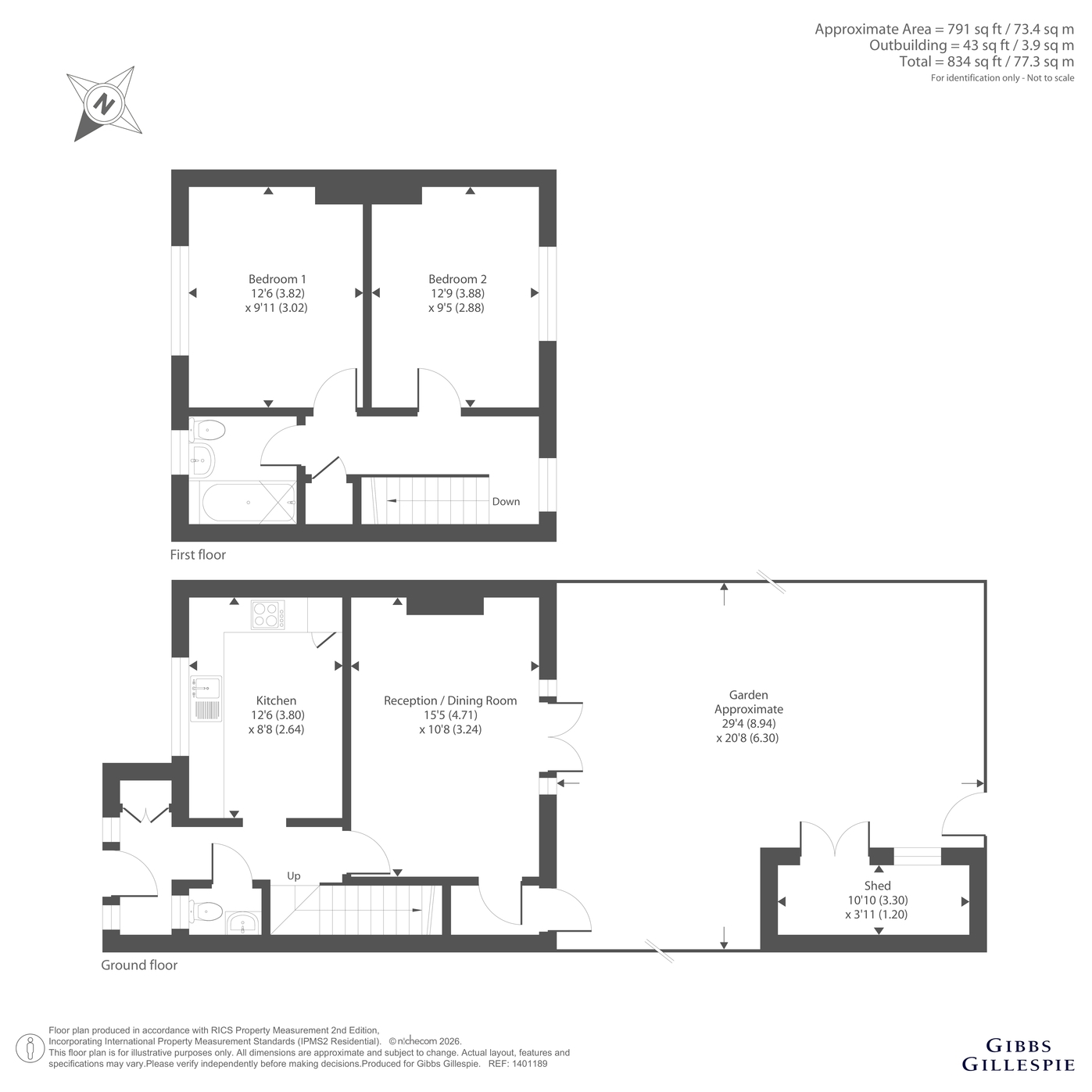 17, Cordingley Road, Middlesex floorplan