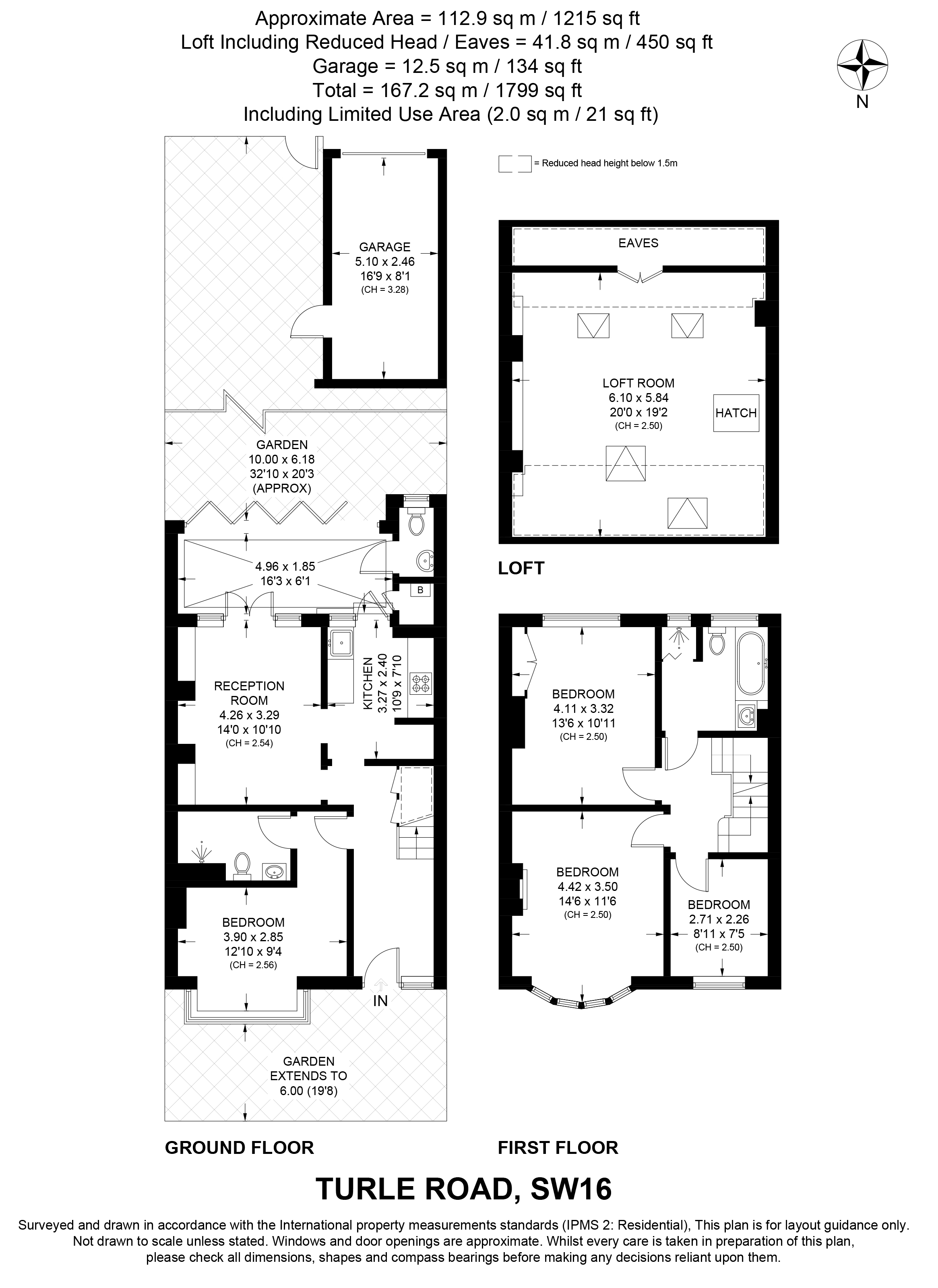 3, Turle Road, London floorplan