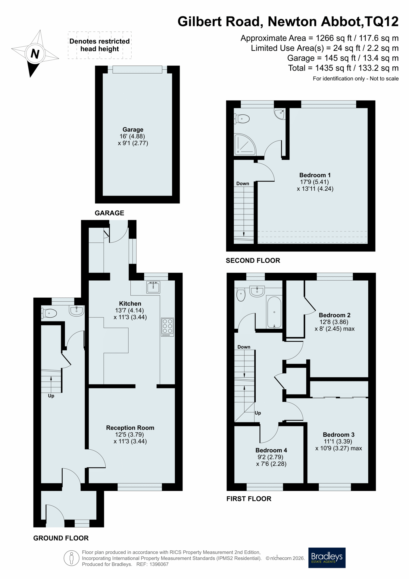 57, Gilbert Road, Devon floorplan