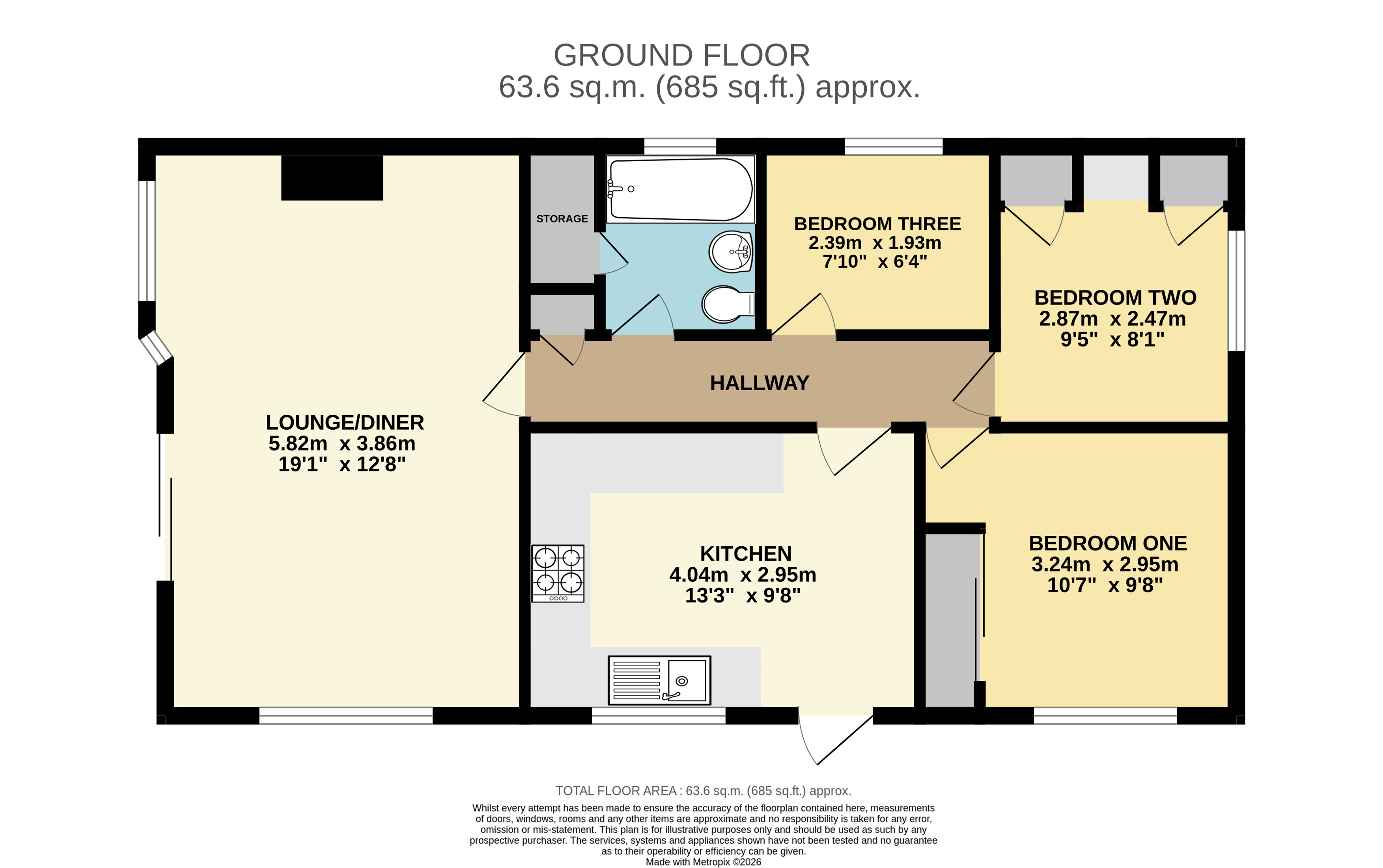 18, Brickhill Farm Park Homes, Pepperstock floorplan