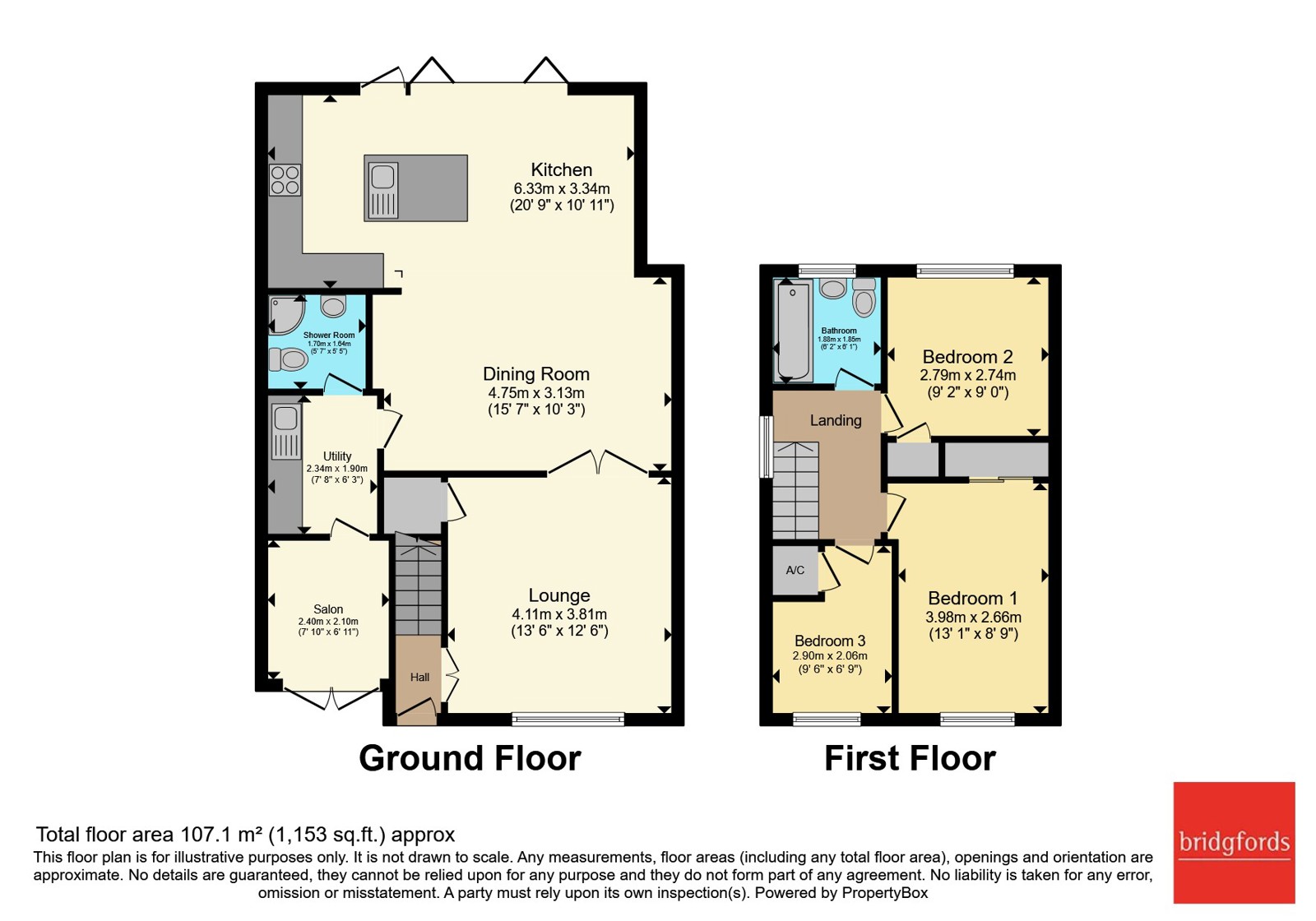8, Borrowdale Close, Cheshire floorplan