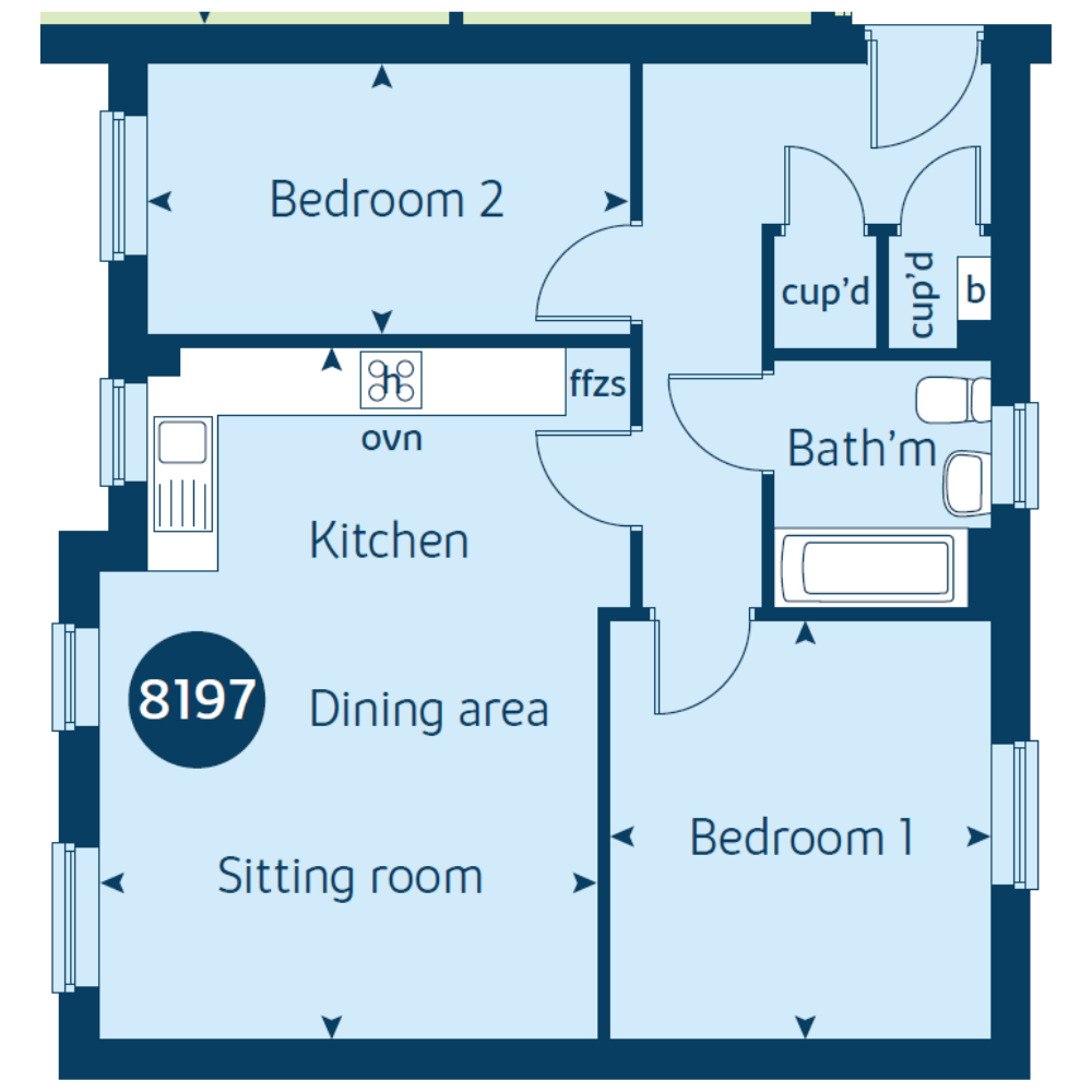 8197, Trood Lane, Exeter floorplan