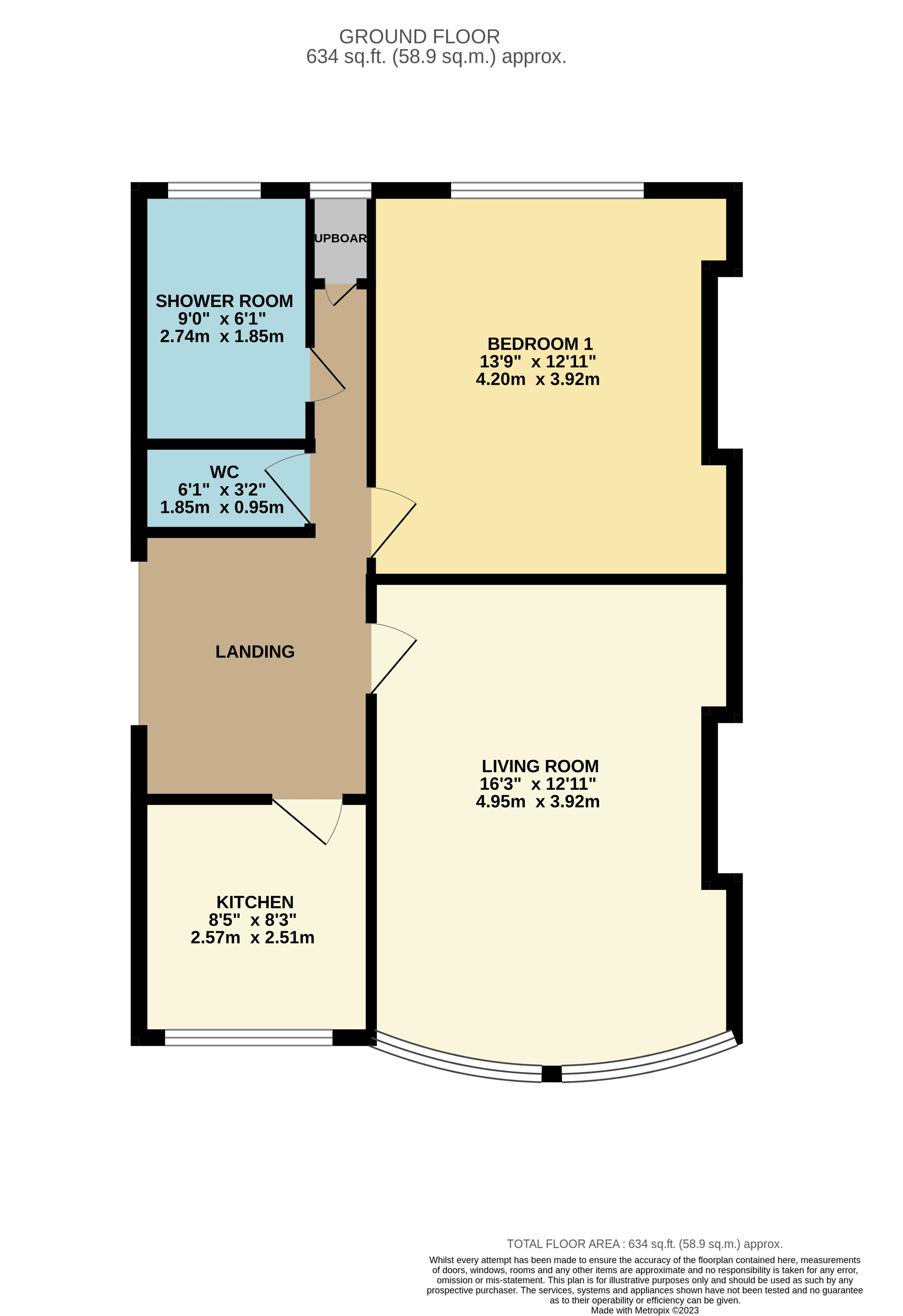16a, Fortyfoot, East Yorkshire floorplan