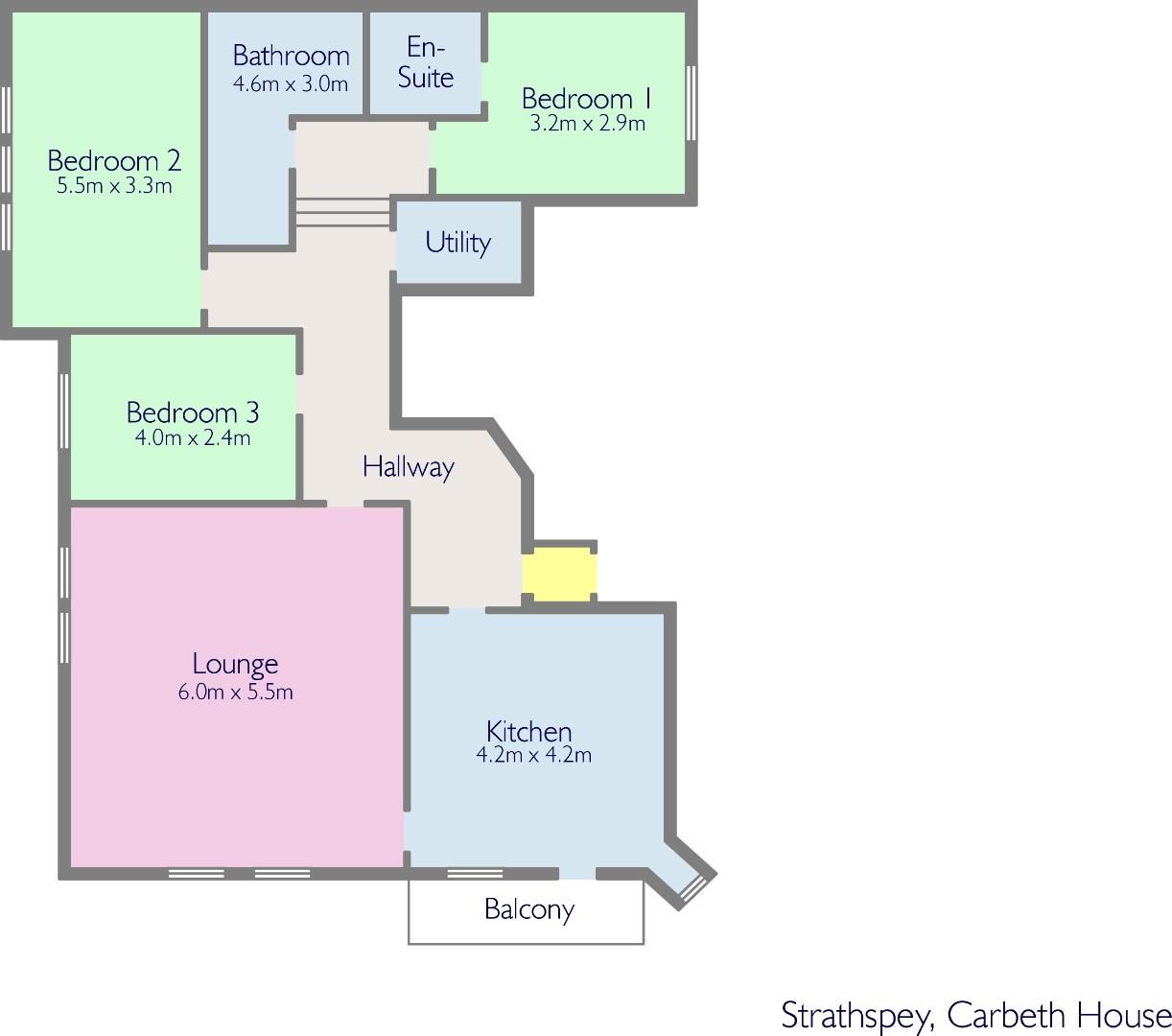 Strathspey Suite, Carbeth House, Drumtian Road, Glasgow floorplan