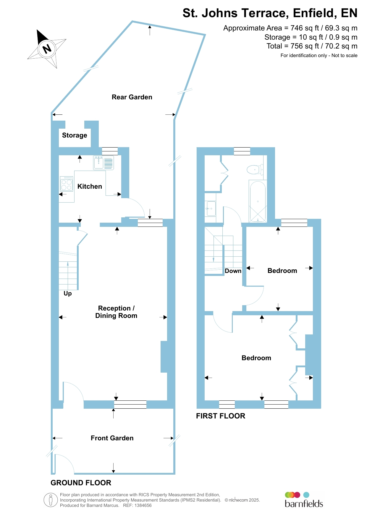 3, St Johns Terrace, Enfield floorplan