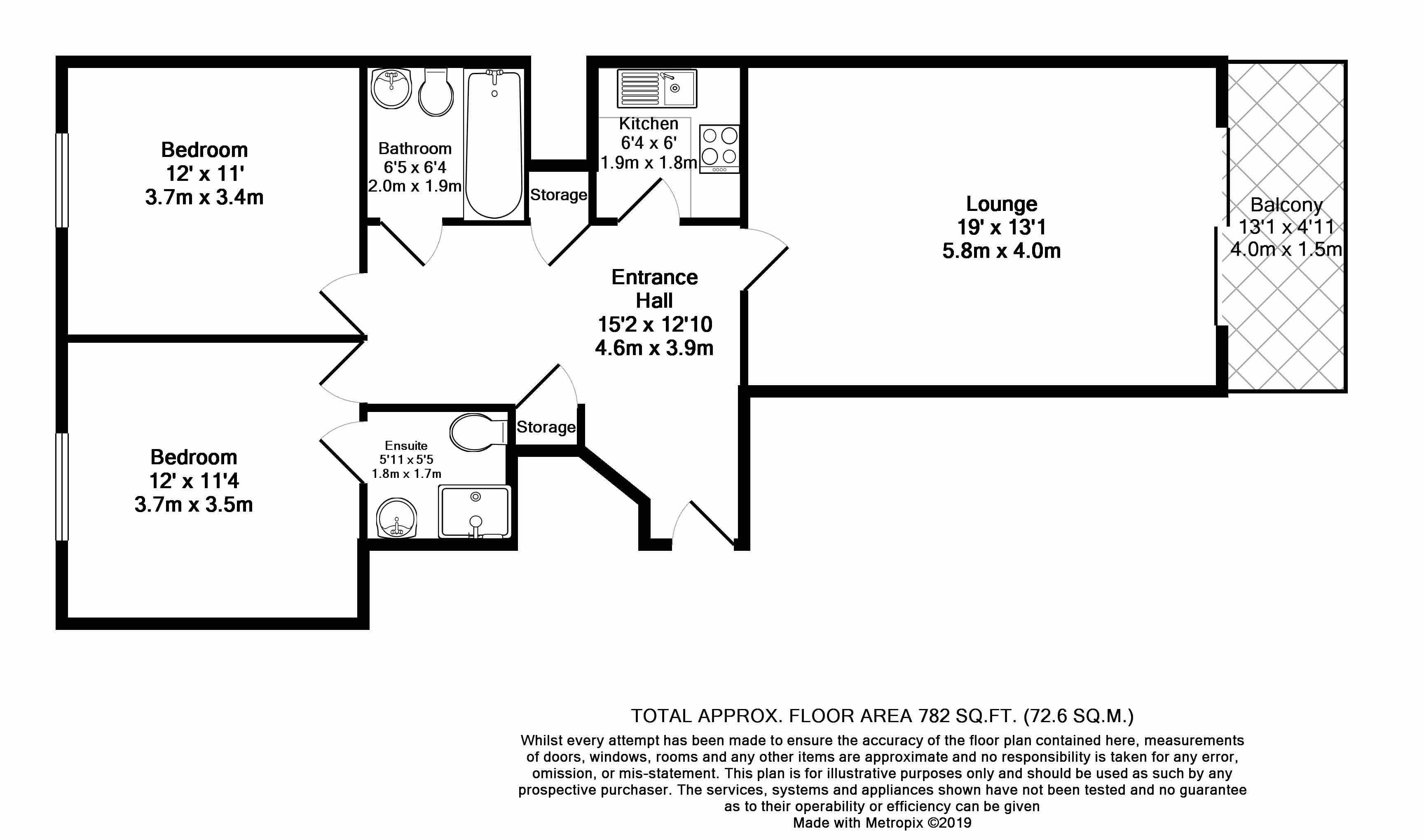 2 Bedrooms Flat to rent in Penn Place, Northway, Rickmansworth, Hertfordshire WD3