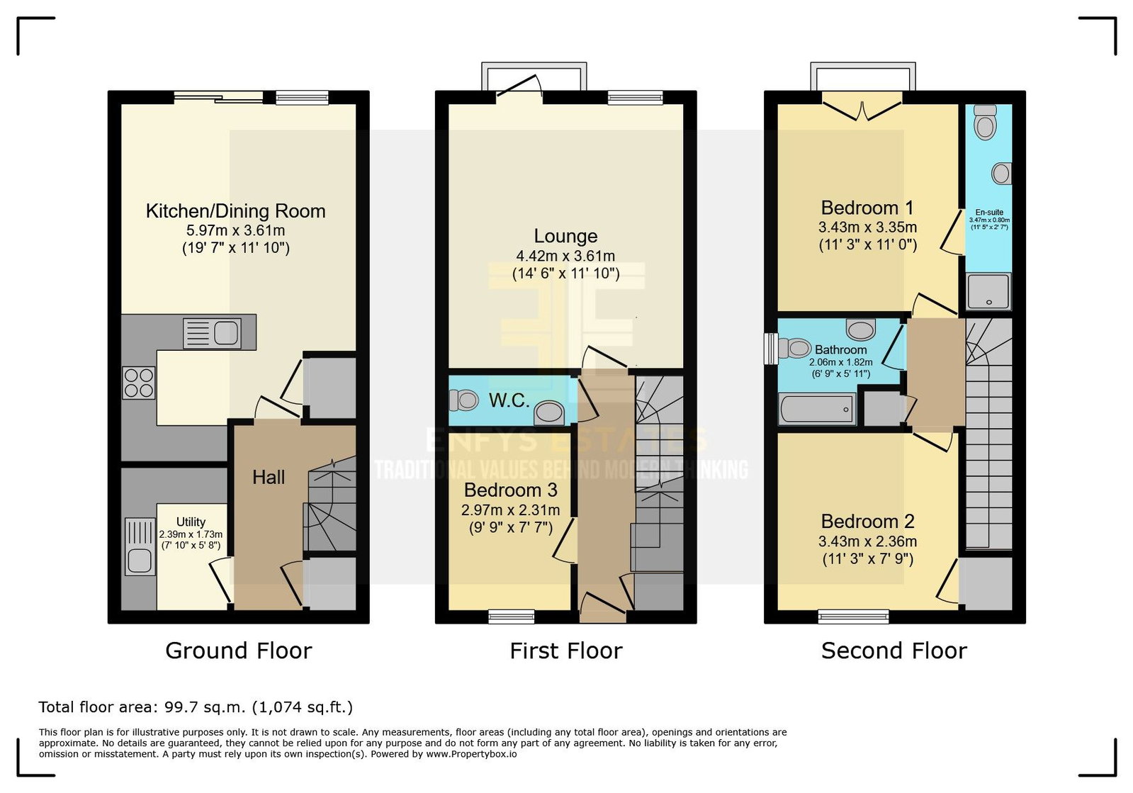 1 ,The Old Wheatchief, Llanrwst Road, Glan Conwy floorplan