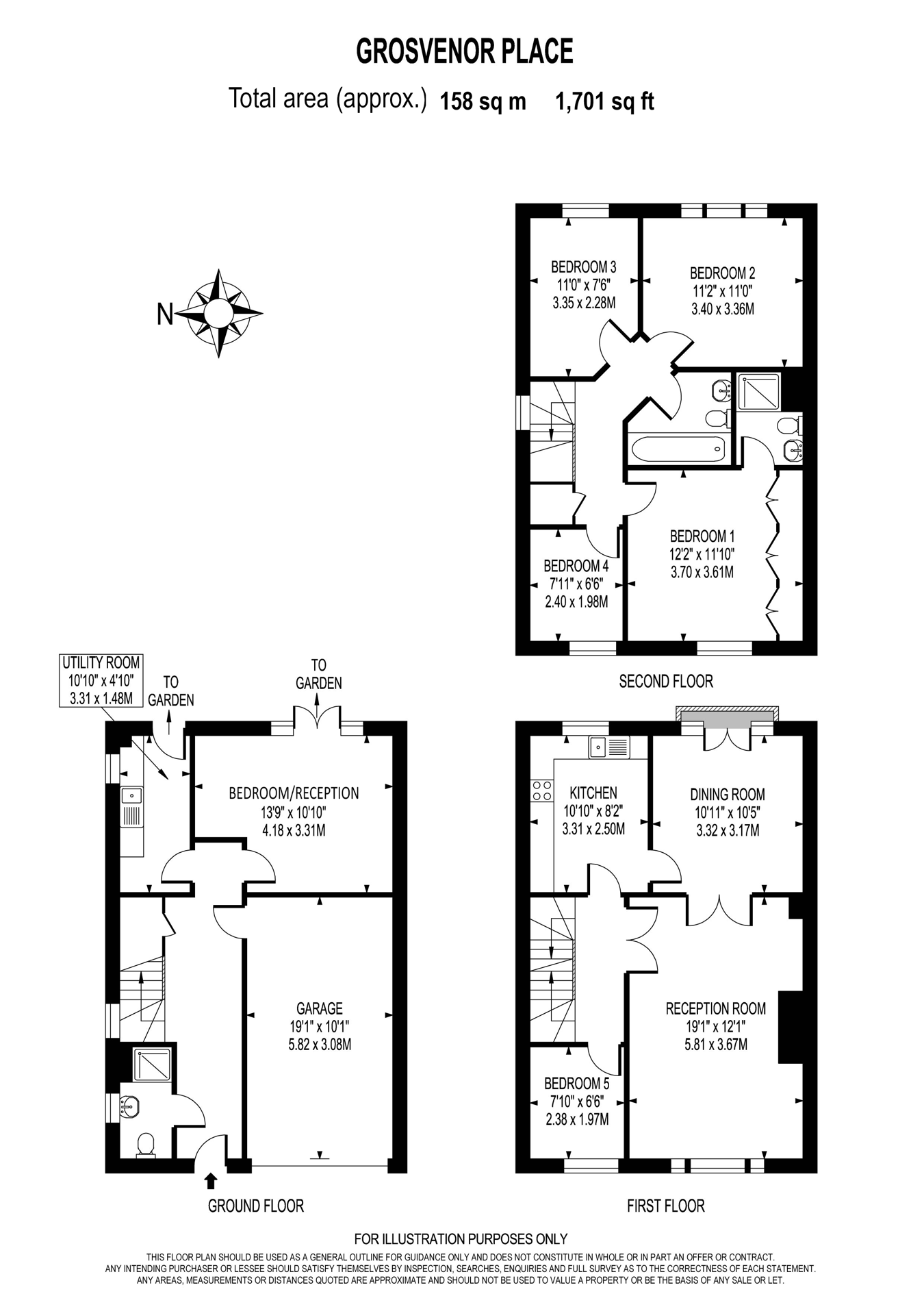 12 Grosvenor Place, Vale Road, Weybridge floorplan