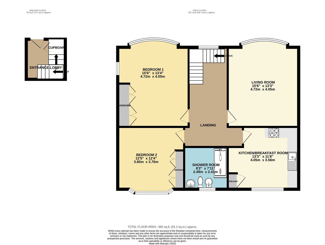 First Floor Flat 24, Branksome Dene Road, Alum Chine Bournemouth floorplan