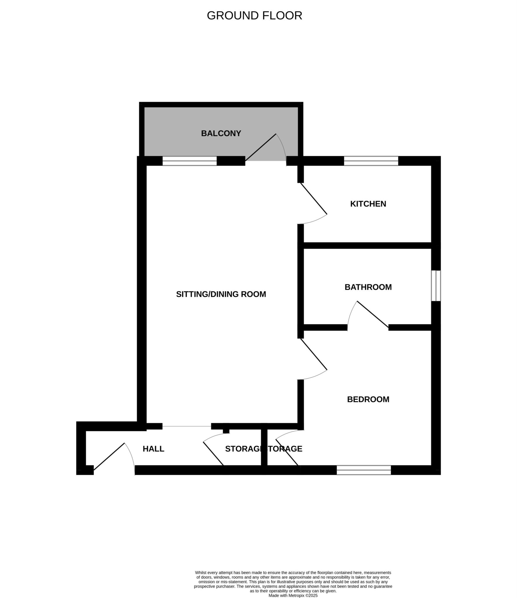 10 Farington Court, Old Orchard Road, Eastbourne floorplan