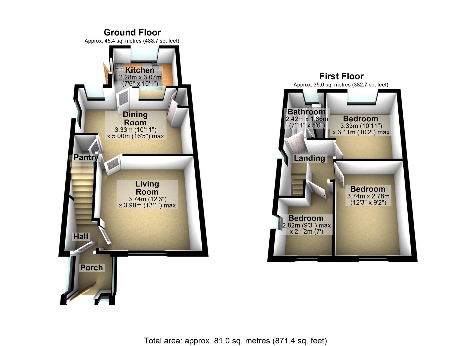 48, Stretton Road, Morton floorplan