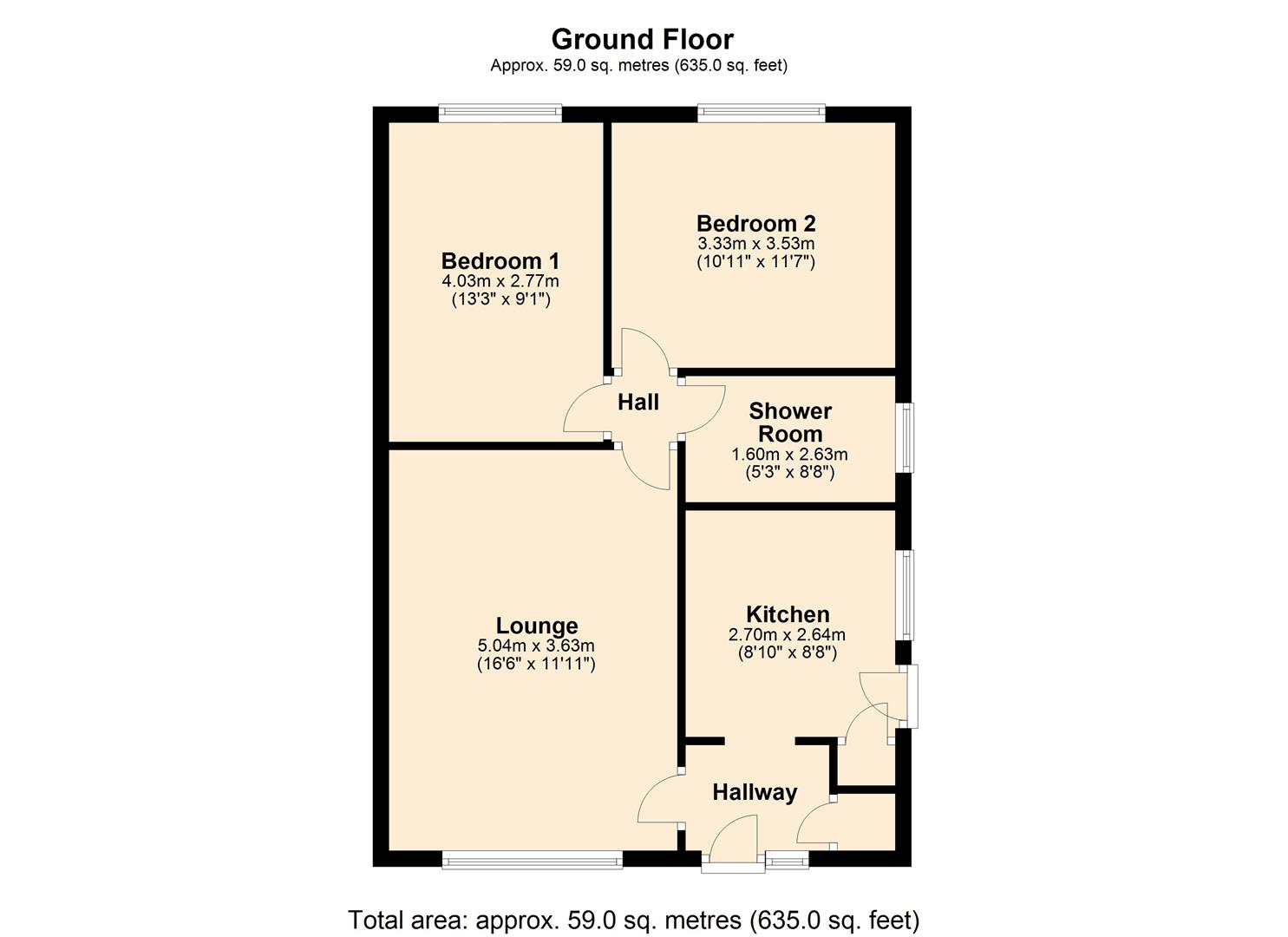 Gibson Lane, Kippax, Leeds LS25, 2 bedroom detached bungalow for sale