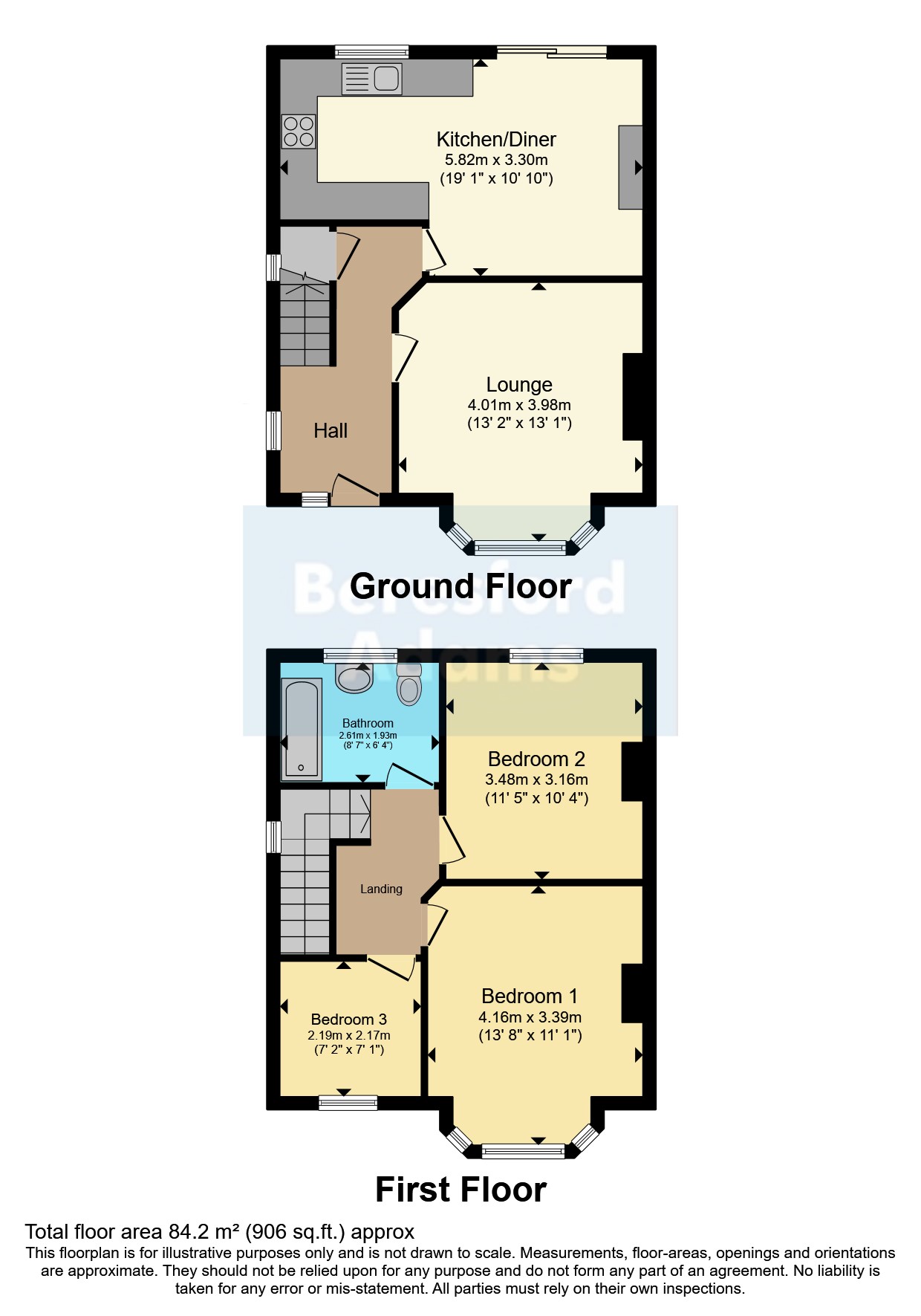 61A, Mostyn Avenue, Conwy floorplan
