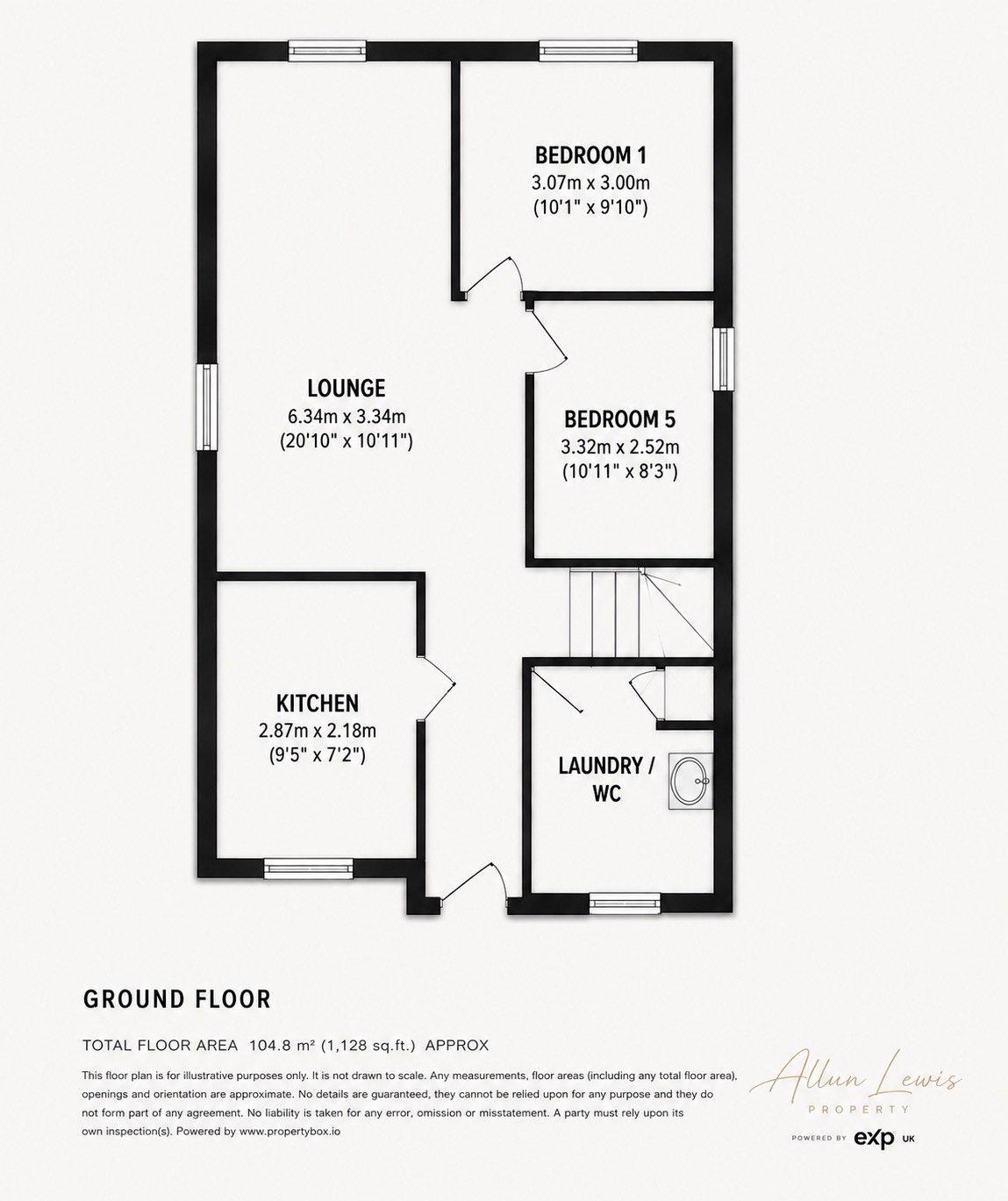 32, Ulcombe Gardens, Canterbury floorplan