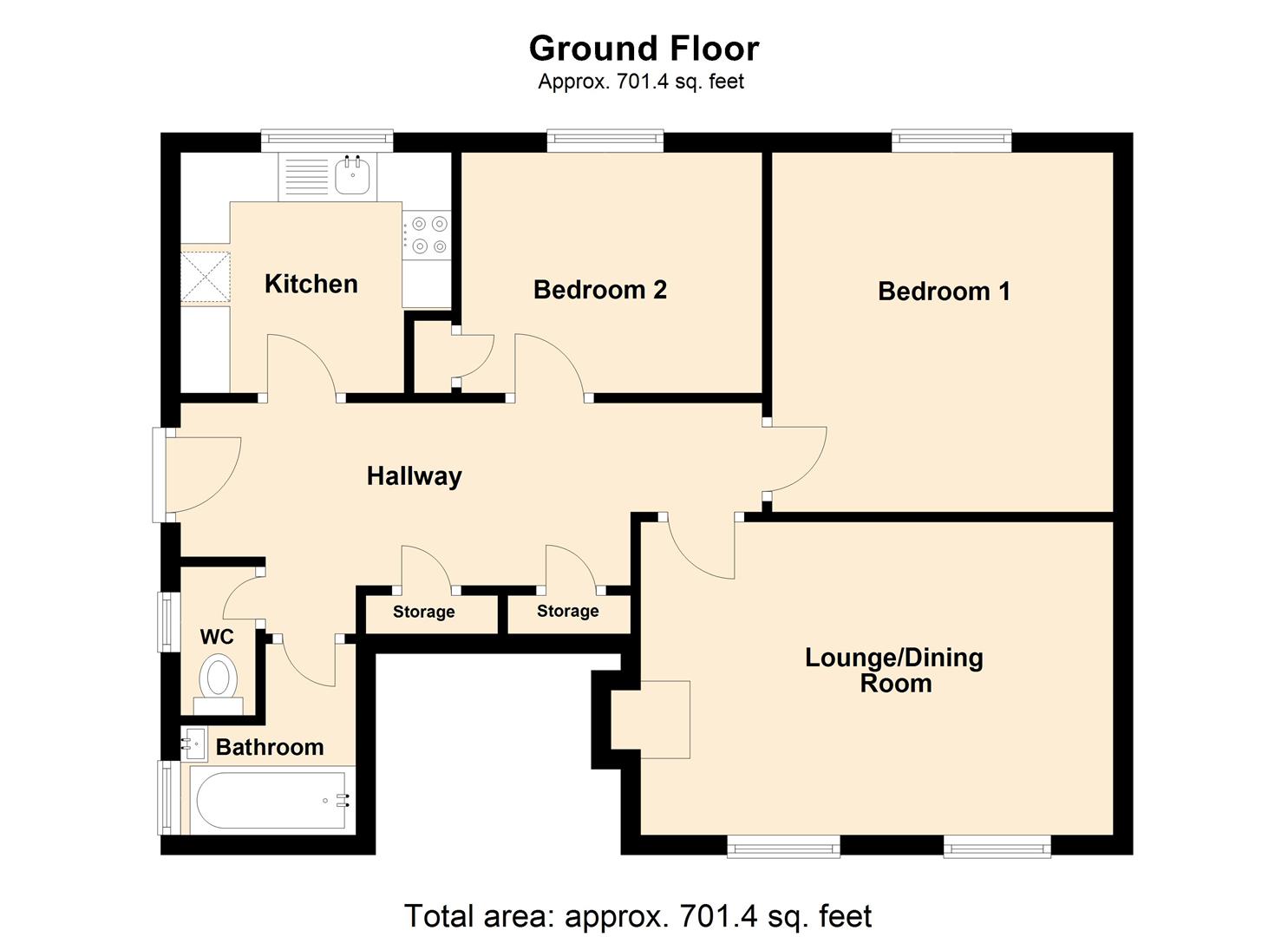 76, Edgehill Road, Birmingham floorplan