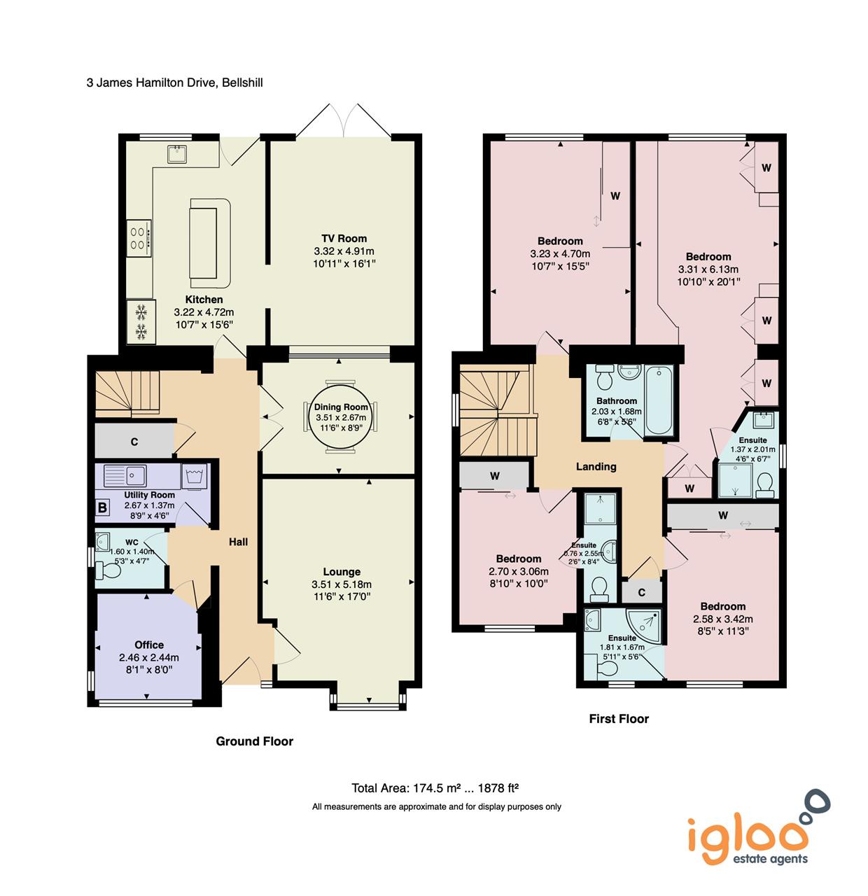 3, James Hamilton Drive, Bellshill floorplan
