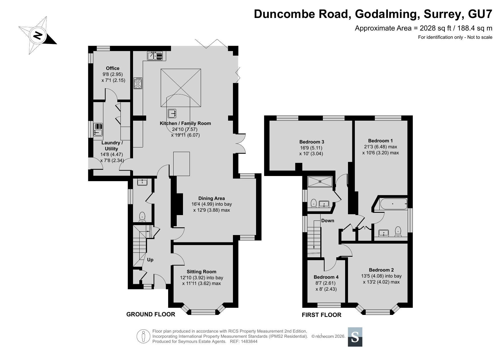 High Trees, 30, Duncombe Road, Surrey floorplan