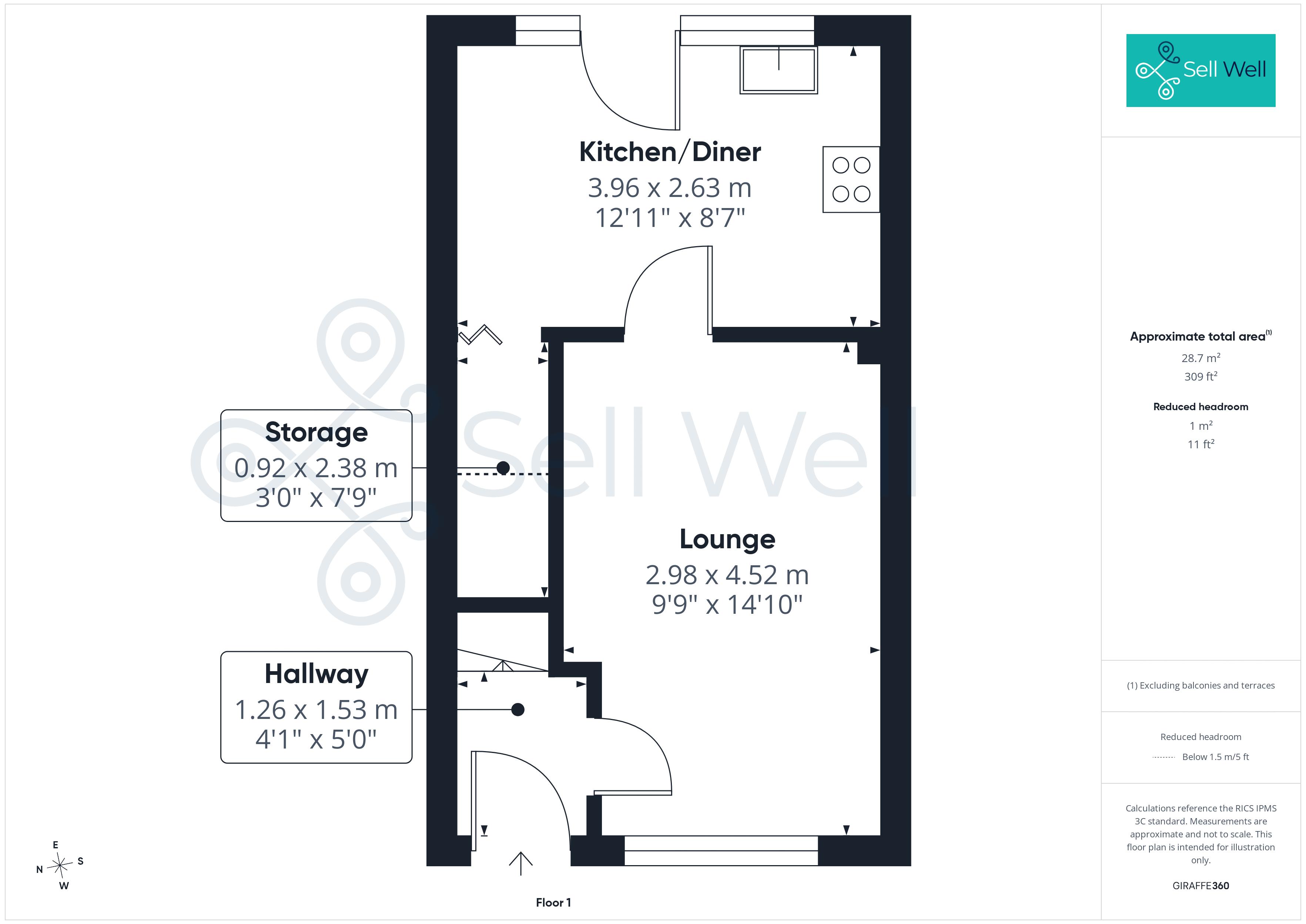 14, Sesame Gardens, Manchester floorplan