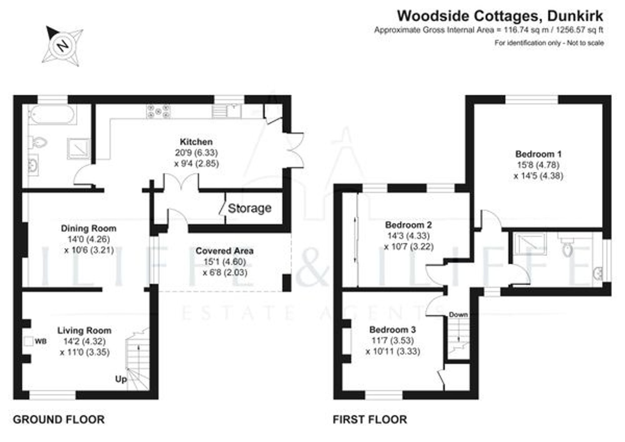 2 Woodside Cottages Dunkirk Road North, Faversham floorplan