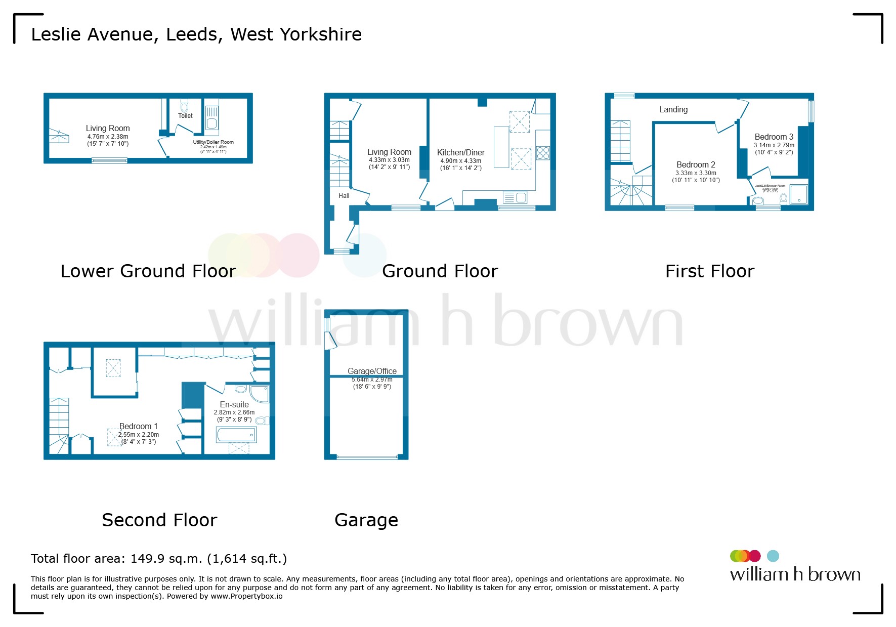 The Old Farmhouse, 2c, Leslie Avenue, Leeds floorplan