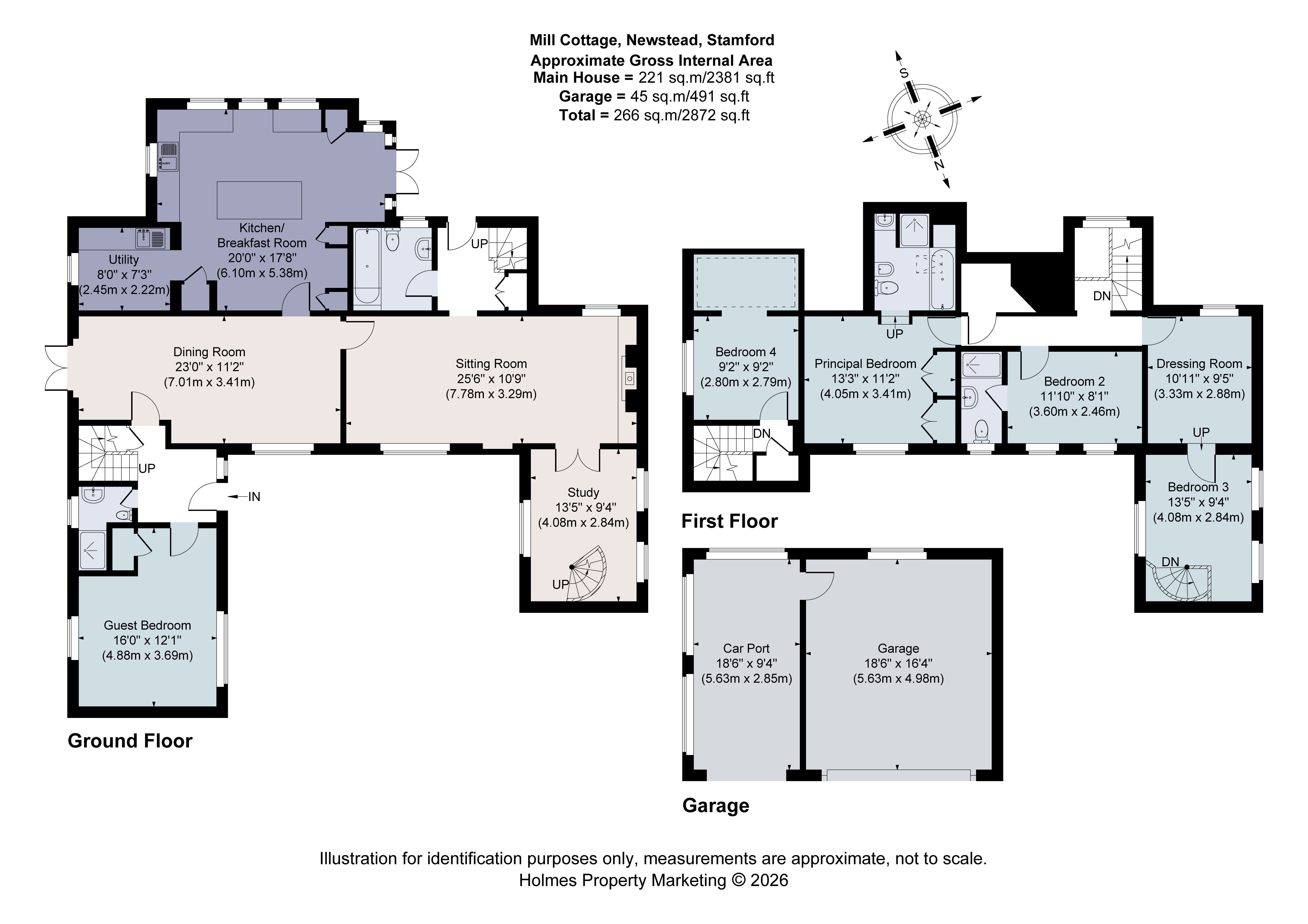 Mill Cottage,, Newstead, Lincolnshire floorplan