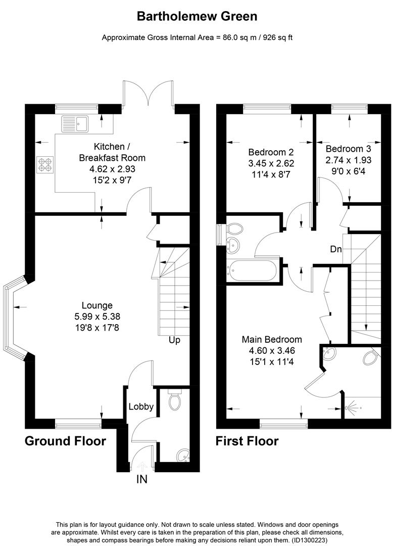 2, Bartholomew Green, Markyate floorplan