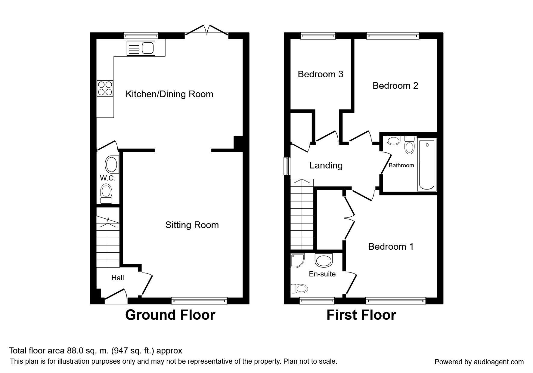 3 Bedrooms Semi-detached house for sale in Pilsley Road, Danesmoor, Chesterfield S45