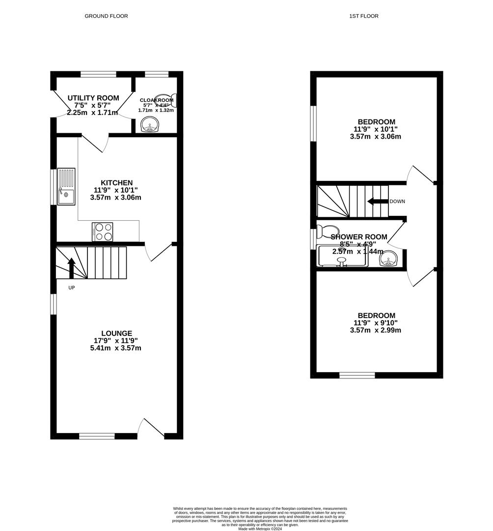 45, Summersby Close, Seaton floorplan