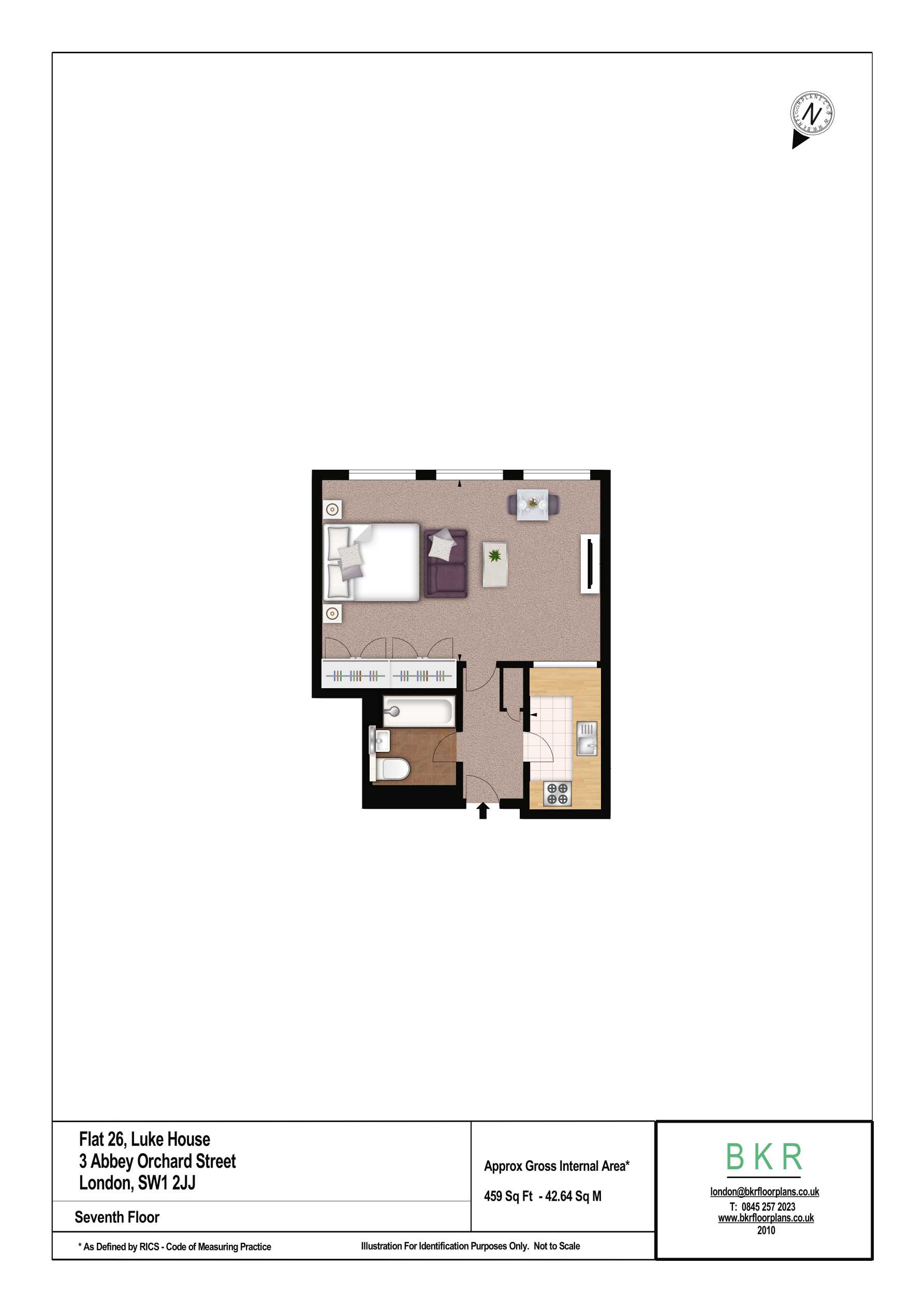 0 Bedrooms Studio to rent in Luke House, 3 Abbey Orchard Street, Westminster SW1P