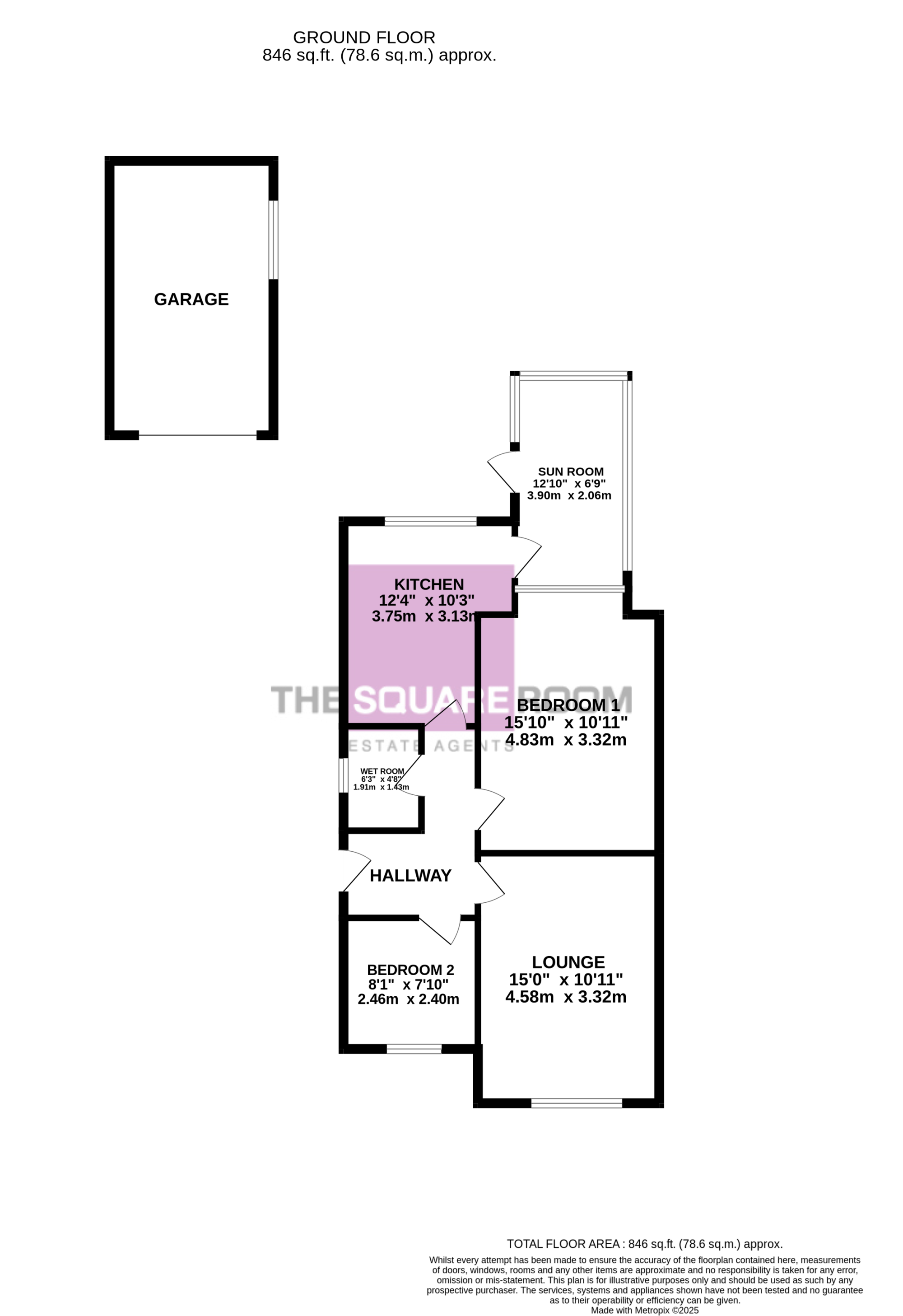 73, Lockerbie Avenue, Cleveleys floorplan