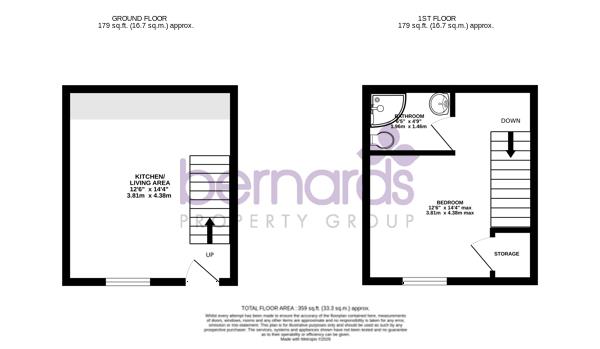 77a, Lawson Road, Southsea floorplan