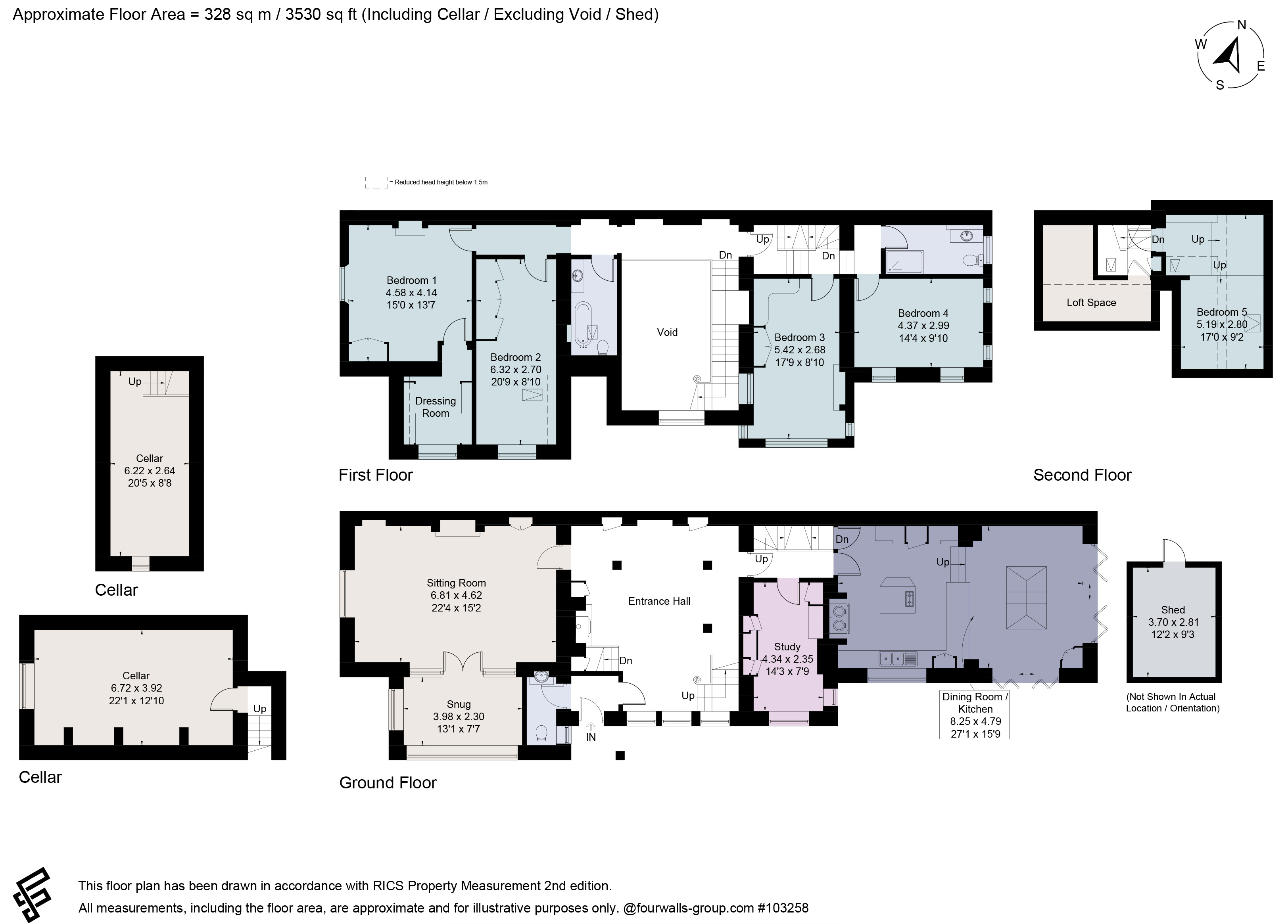 Oakridge Hall,, Oakridge Lane, North Somerset floorplan