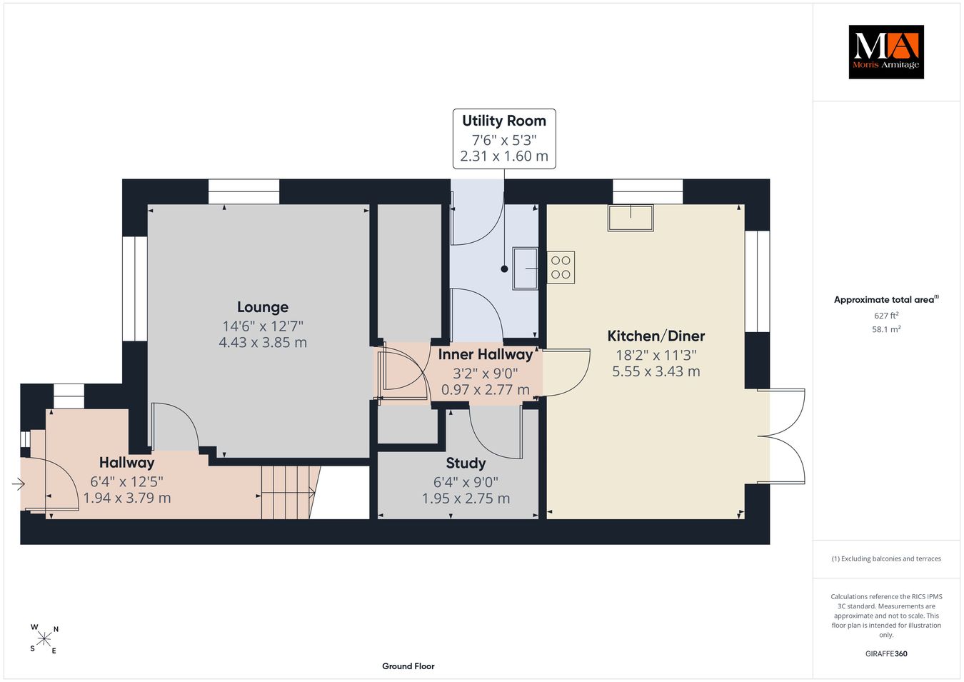 55, Well End, Wisbech floorplan
