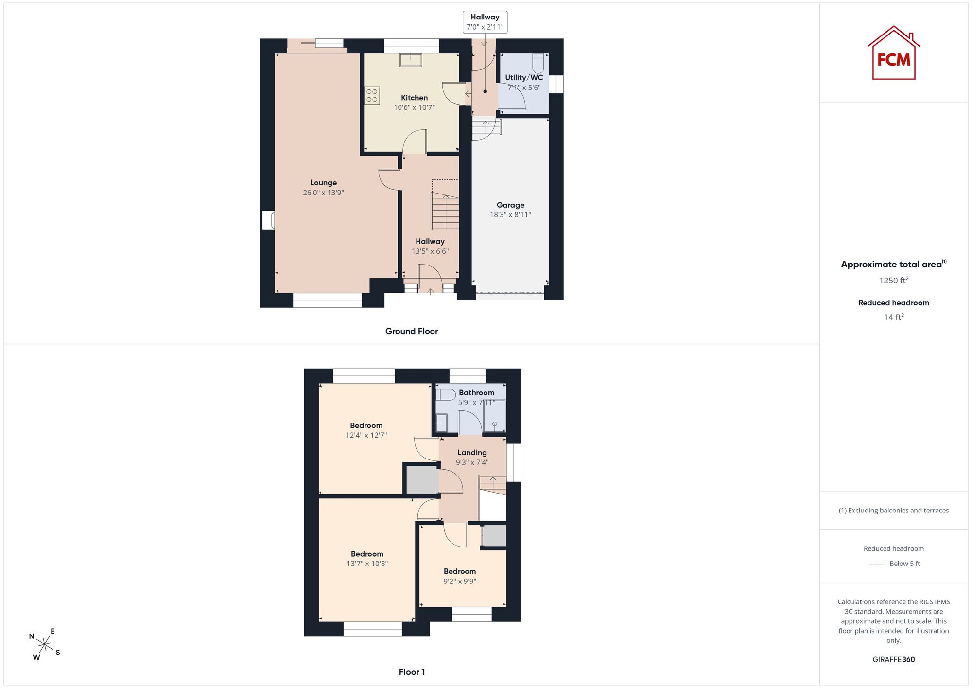 40 Valley Park, Whitehaven floorplan