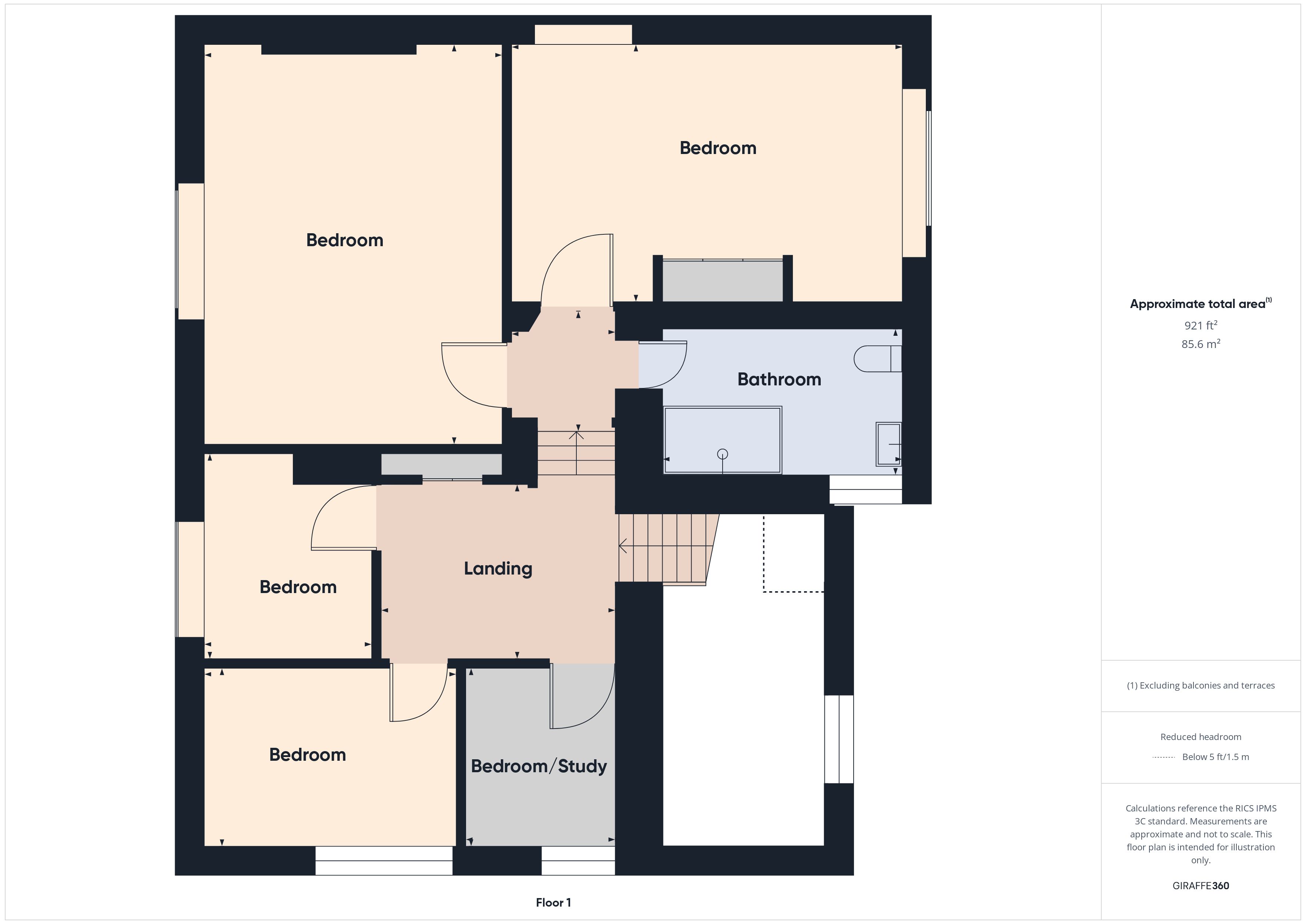 The Priory, The Priory, Bridgwater floorplan