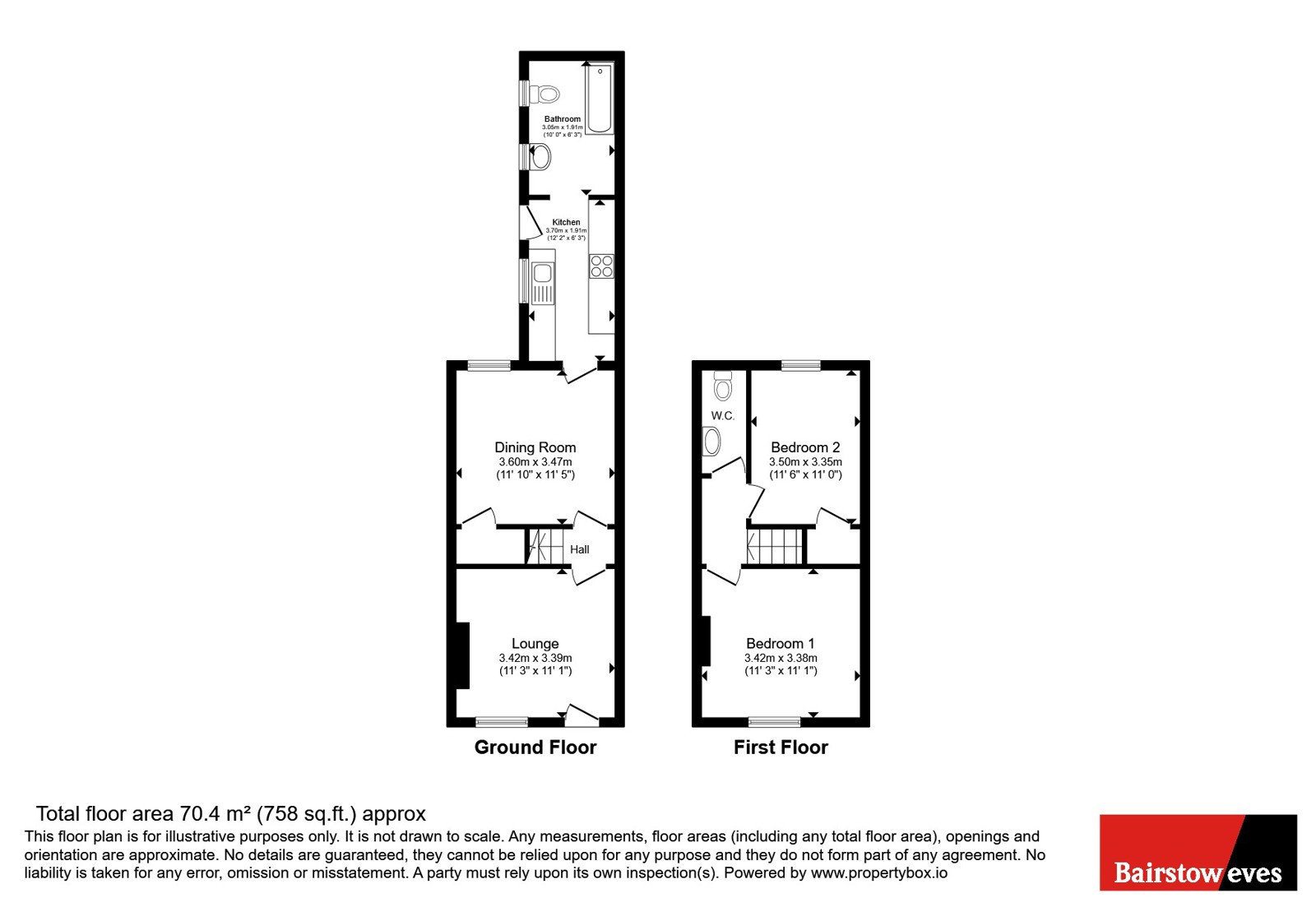 168, Broomfield Road, West Midlands floorplan