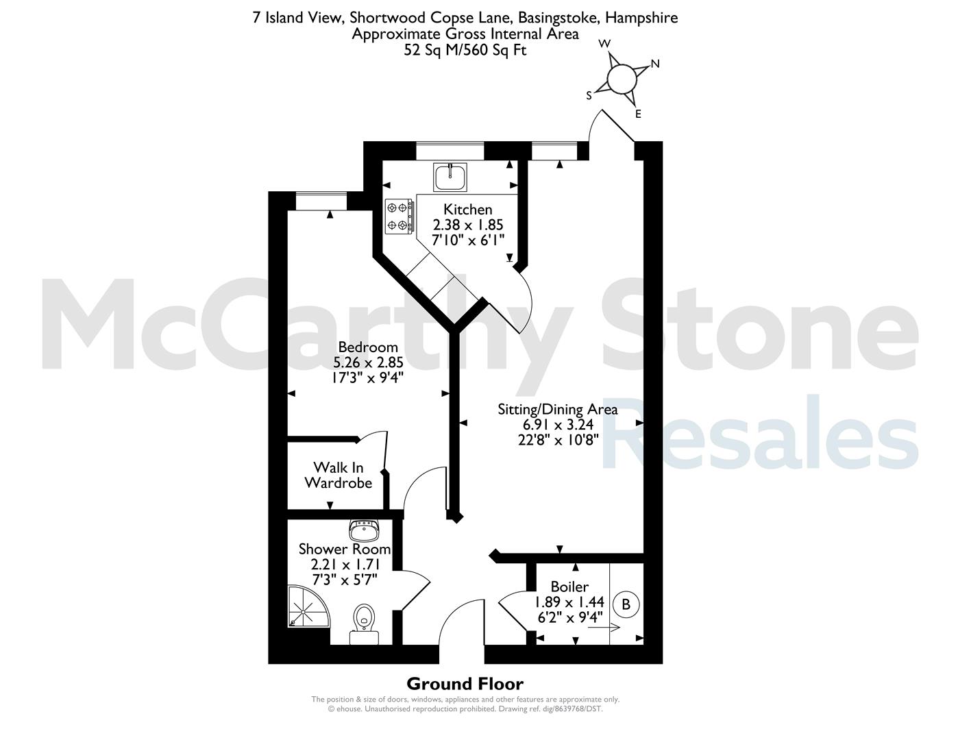 7 Island View, Shortwood Copse Lane, Basingstoke floorplan