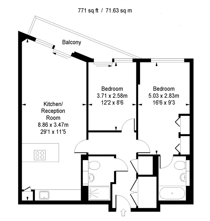 2 Bedrooms Flat to rent in Caro Point, Gatliff Road, Grosvenor Waterside SW1W