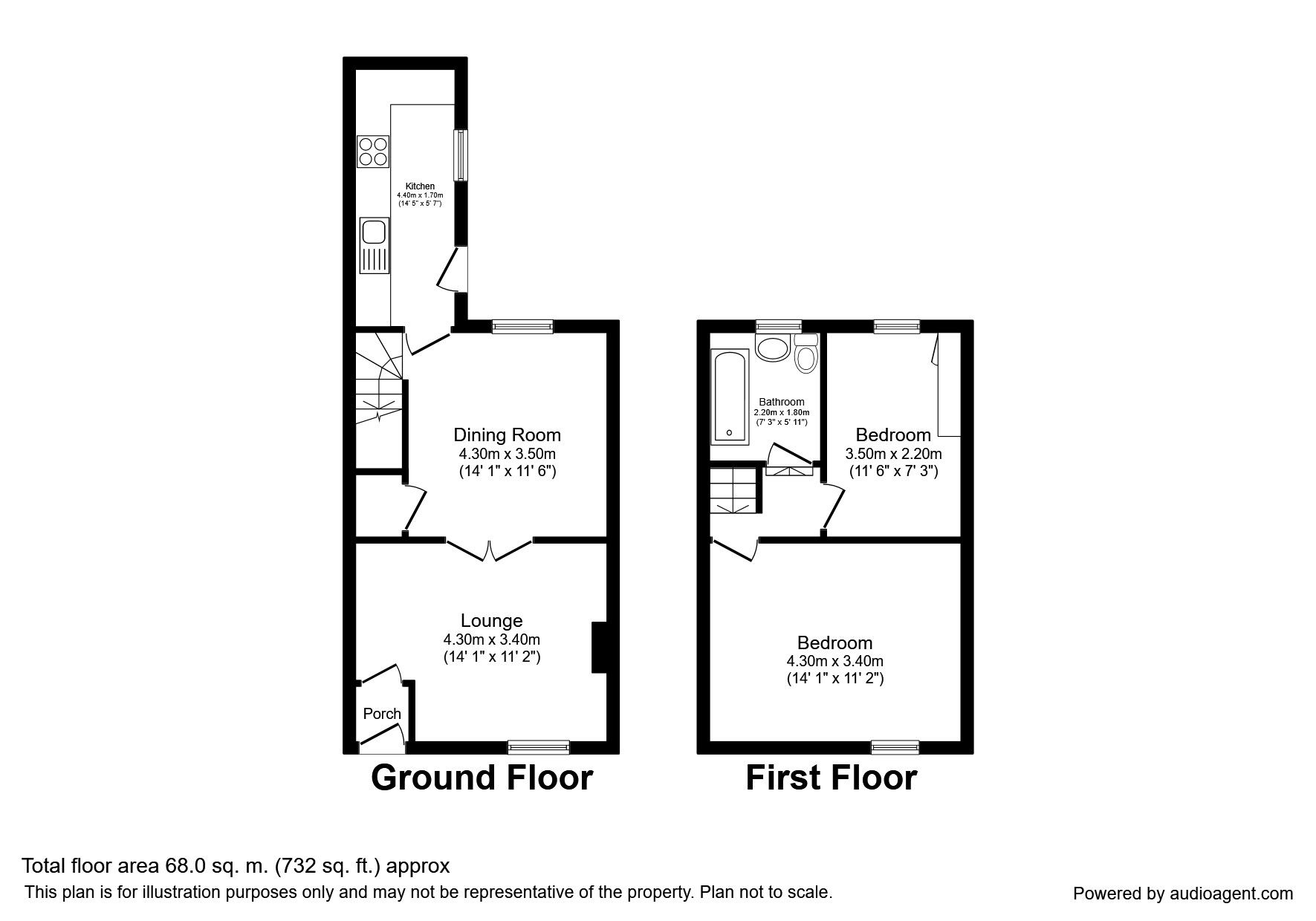 2 Bedrooms Terraced house to rent in Oakland Street, Bamber Bridge, Preston PR5