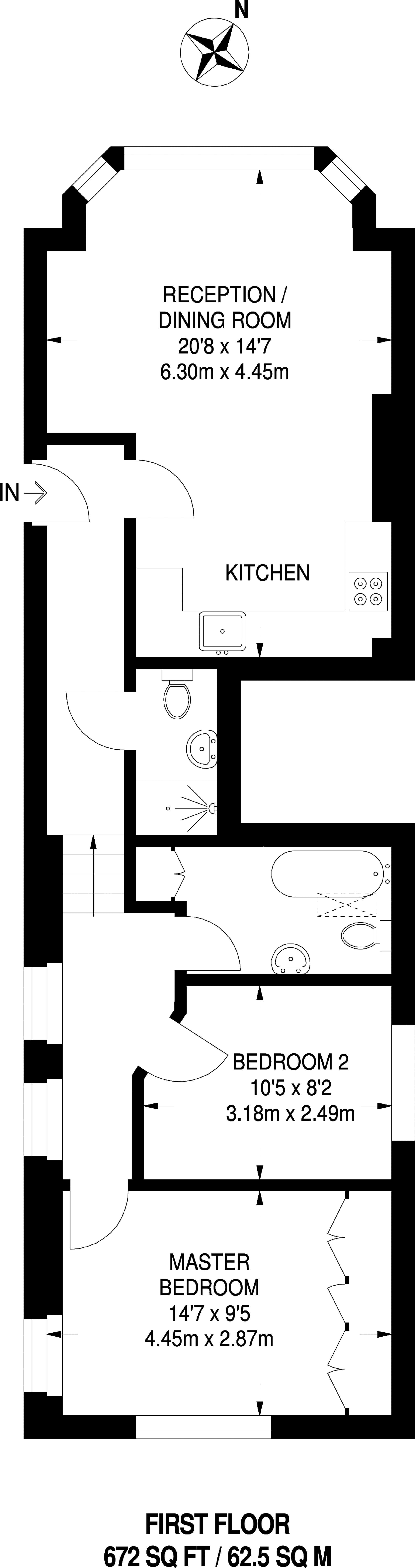 Woodville Road, Ealing Broadway floorplan