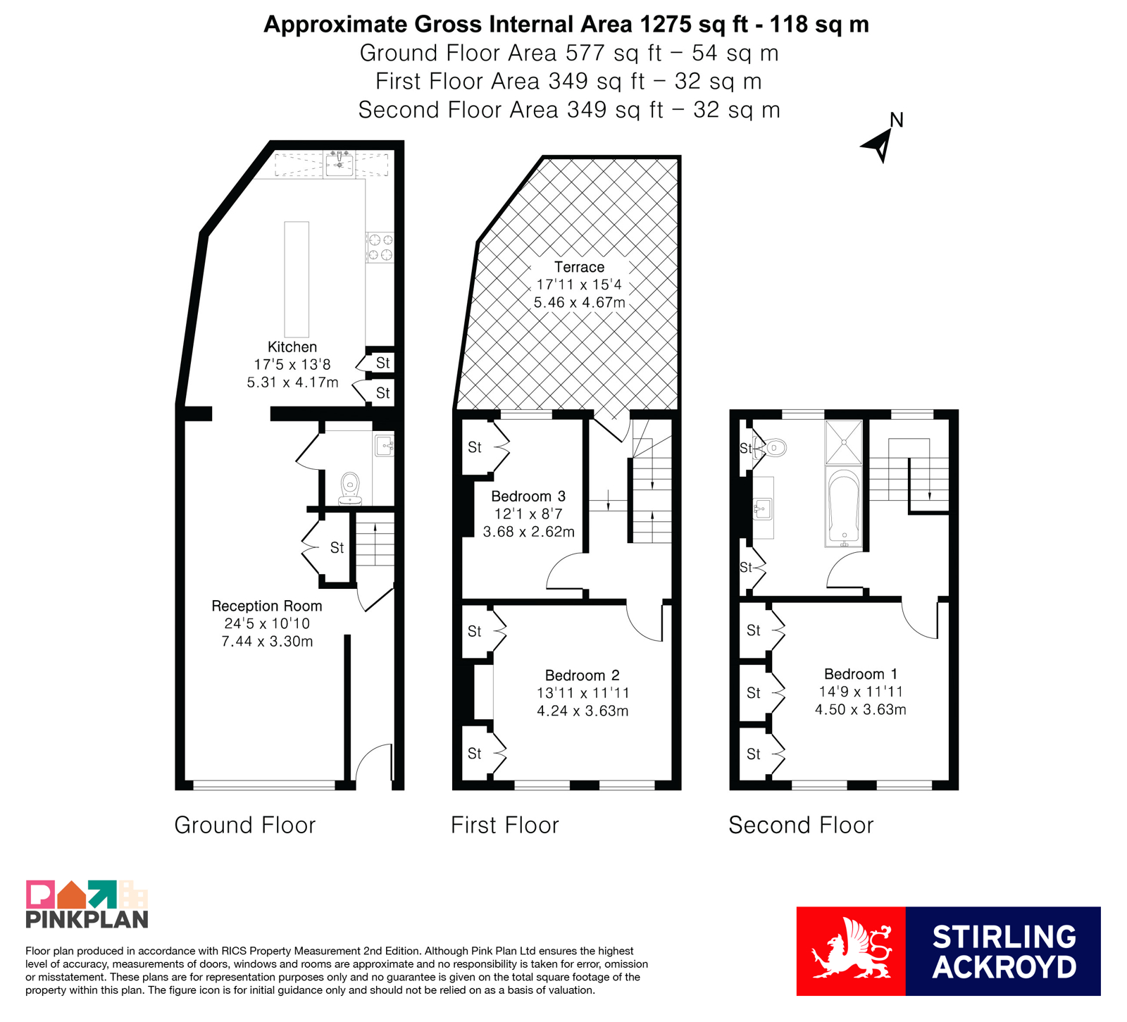 11, Virginia Road, London floorplan
