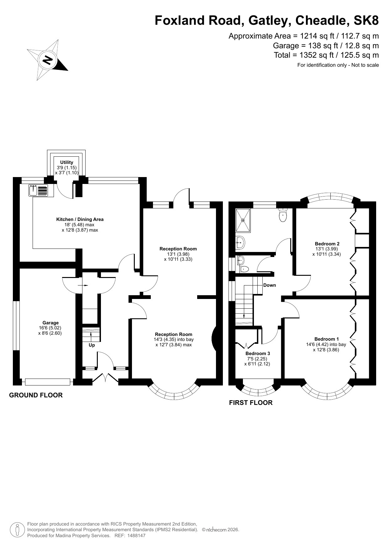 34, Foxland Road, Cheadle floorplan