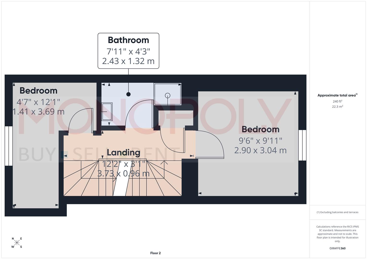 26A, Well Street, Wrexham floorplan