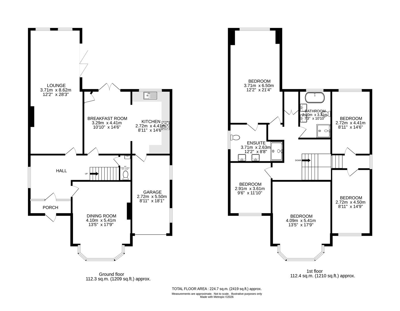 75, Nonsuch Walk, Sutton floorplan
