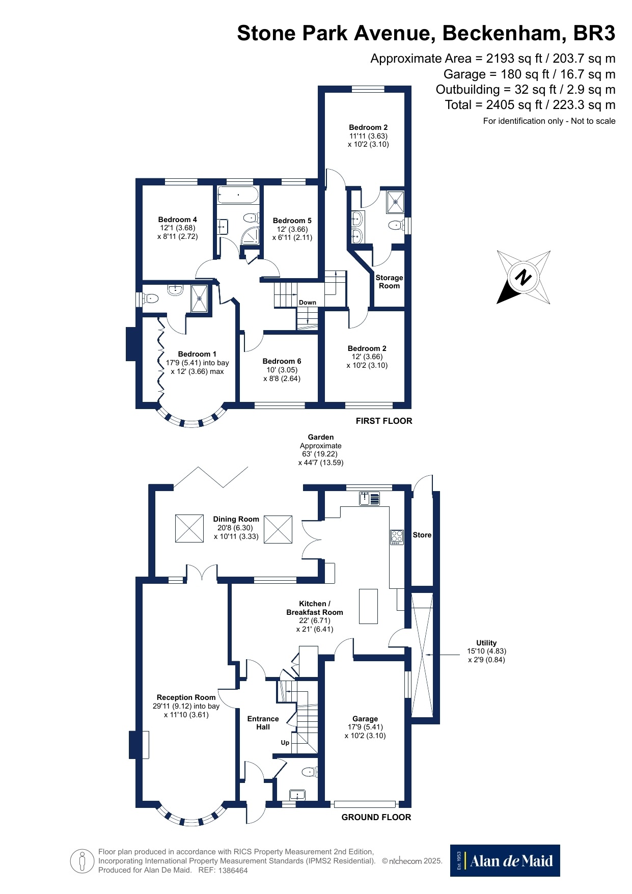 79, Stone Park Avenue, Beckenham floorplan
