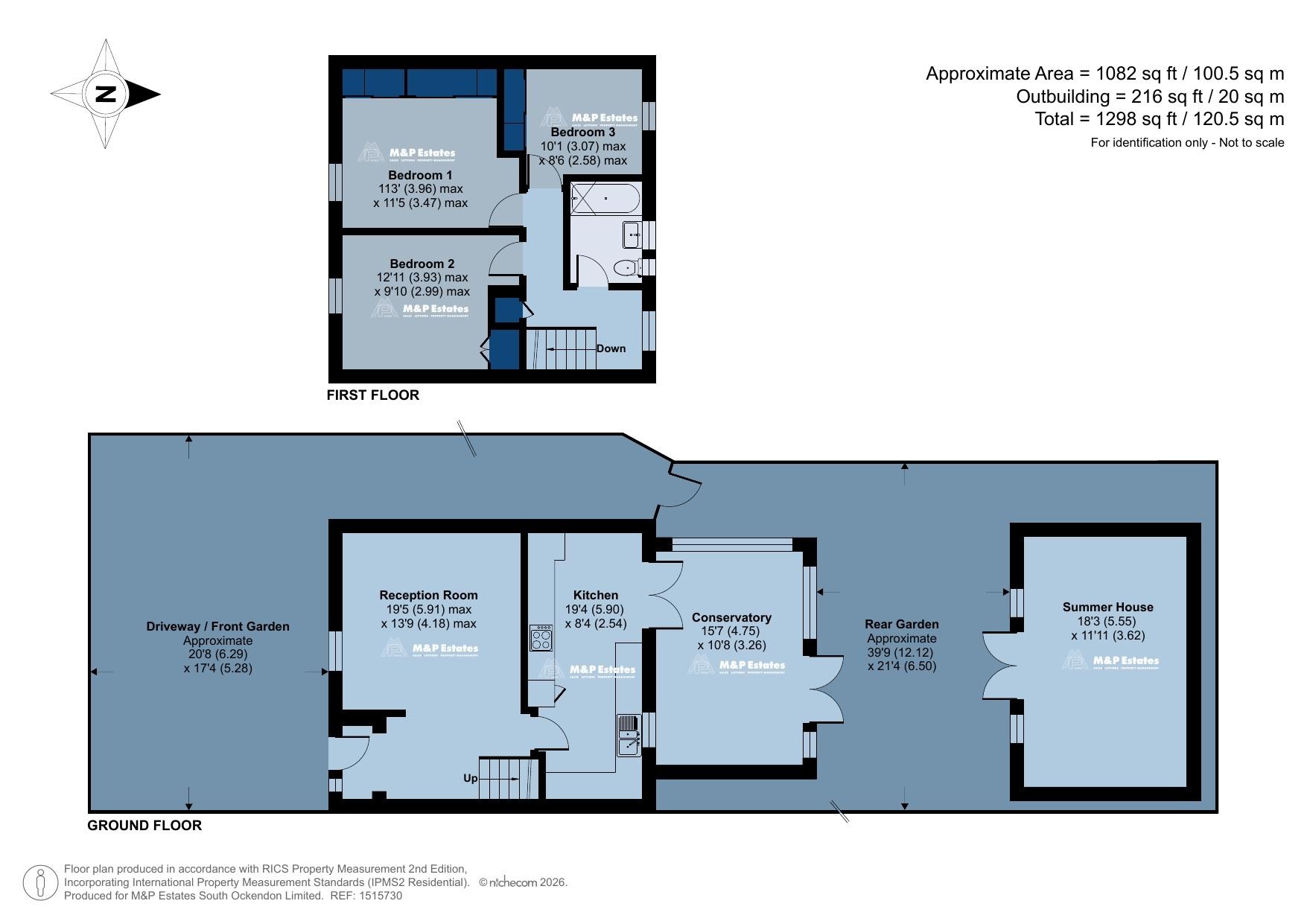 134 Usk Road, Aveley, Essex floorplan