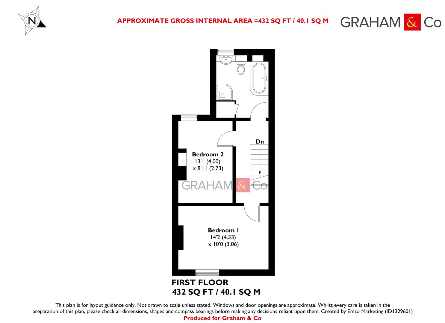 132, Old Winton Road, Andover floorplan