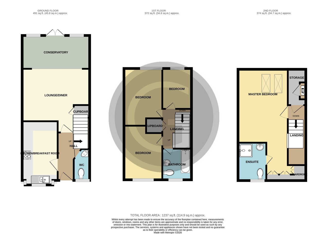 10, Northcliffe, Bexhill on Sea floorplan